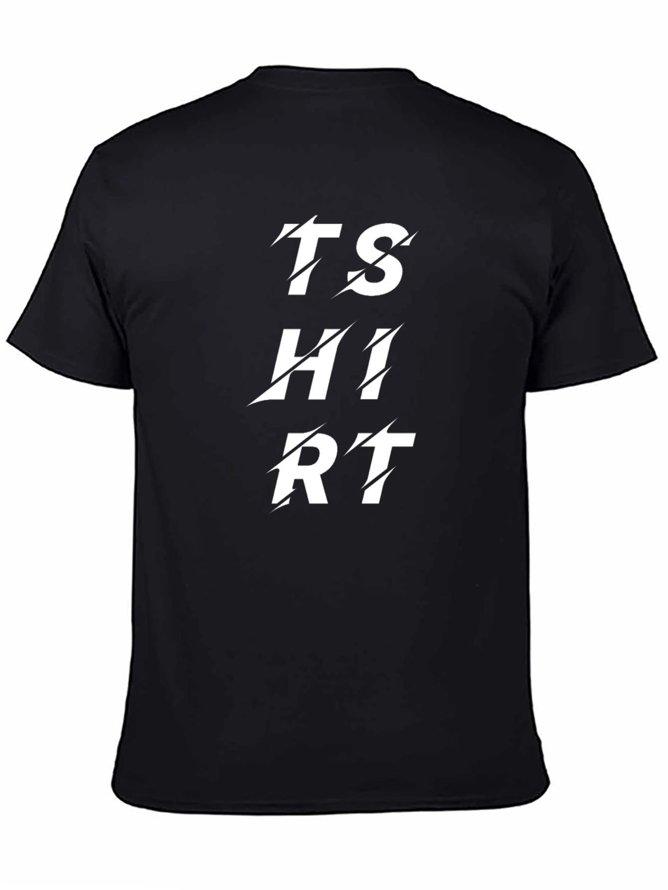 Stylish Black T-Shirt with Graphic Print