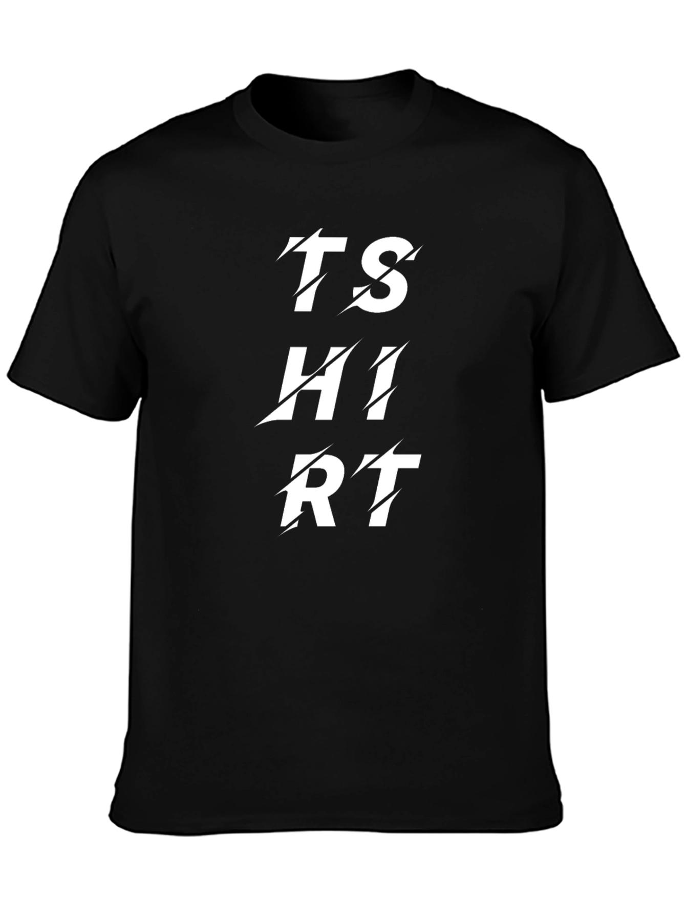Stylish Black T-Shirt with Graphic Print