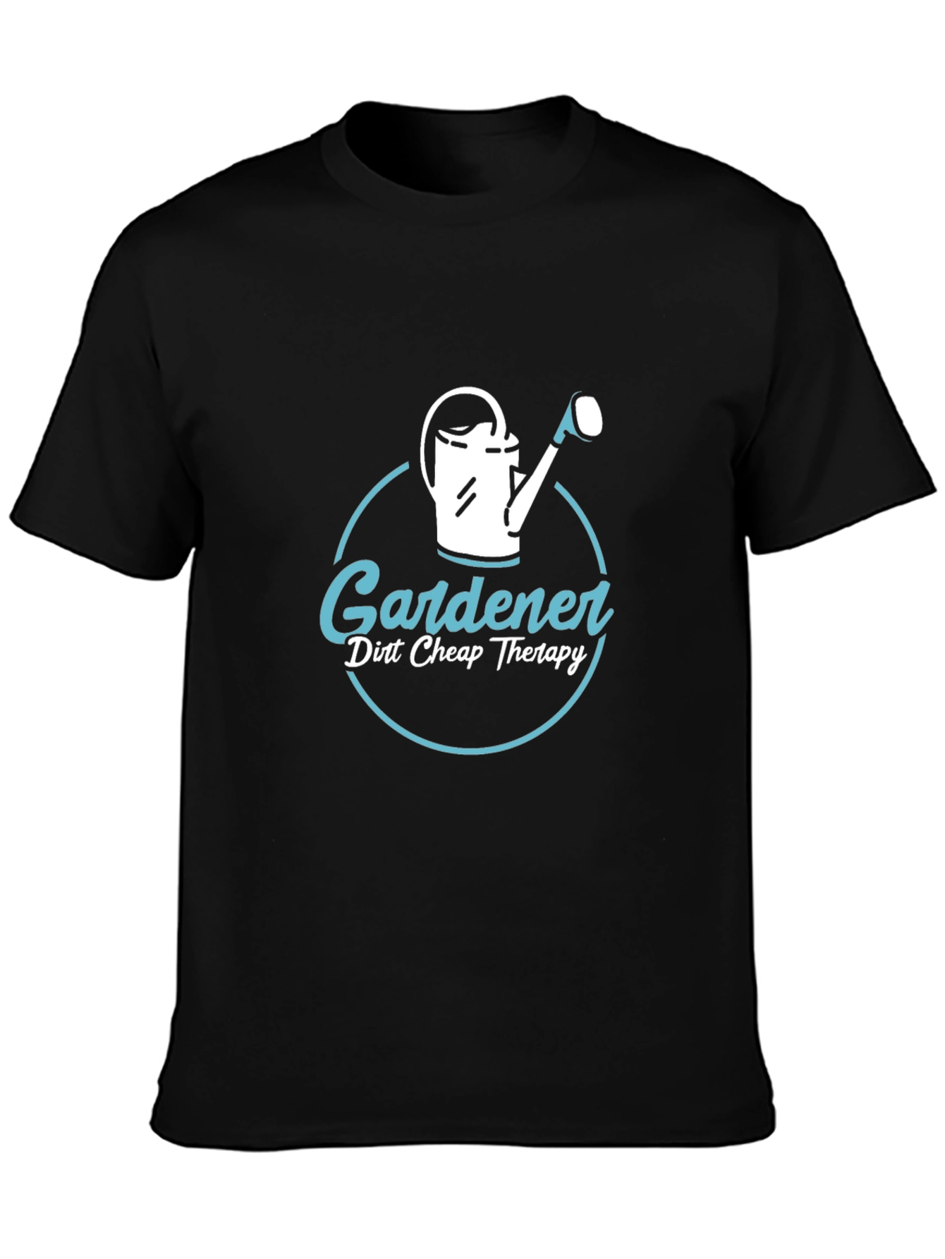Gardener Therapy T-Shirt - Black Graphic Tee