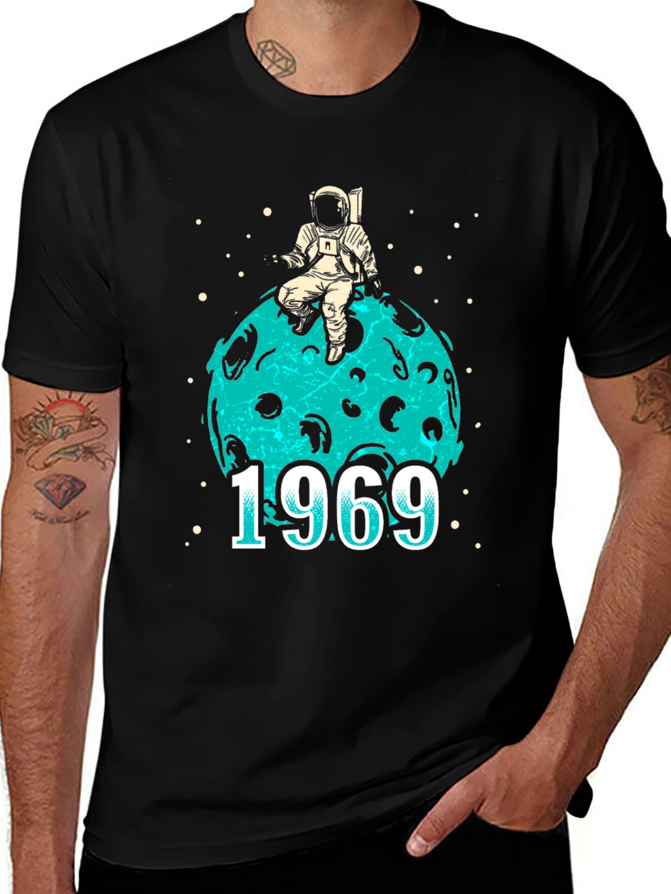 1969 Moon Landing T-Shirt - Astronaut Tee