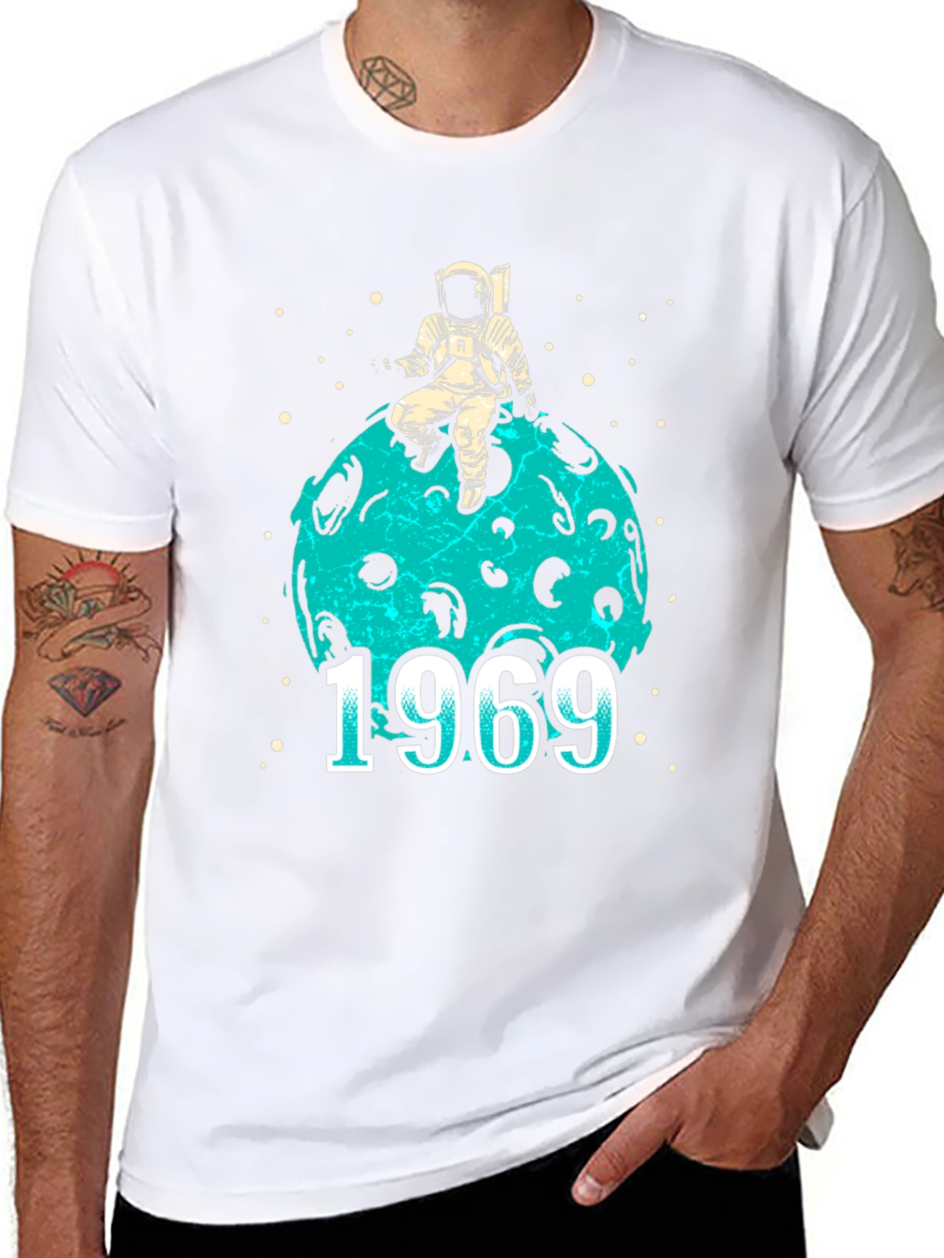 1969 Moon Landing T-Shirt - Astronaut Tee