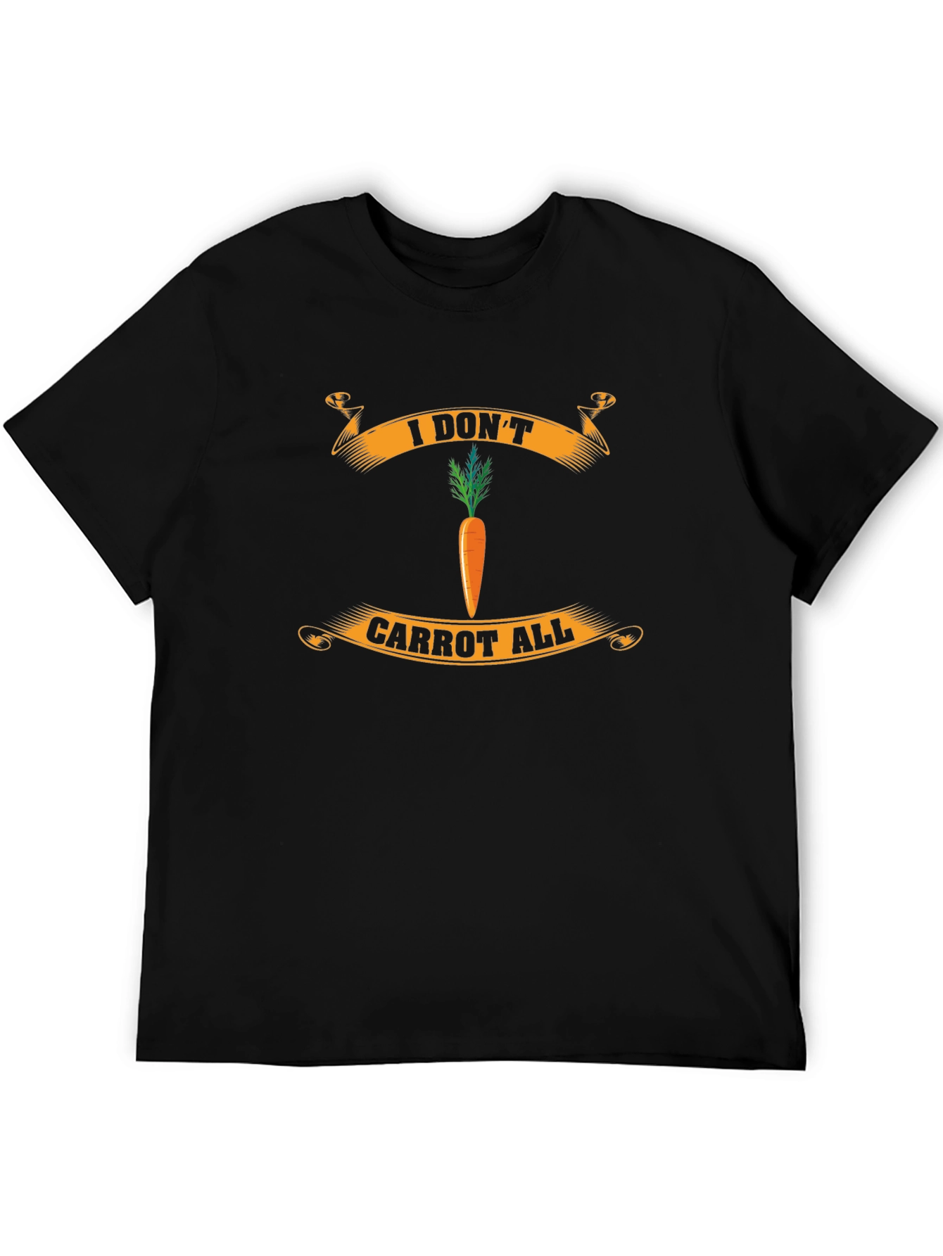 I Dont Carrot All T-Shirt Funny Carrot Graphic Tee