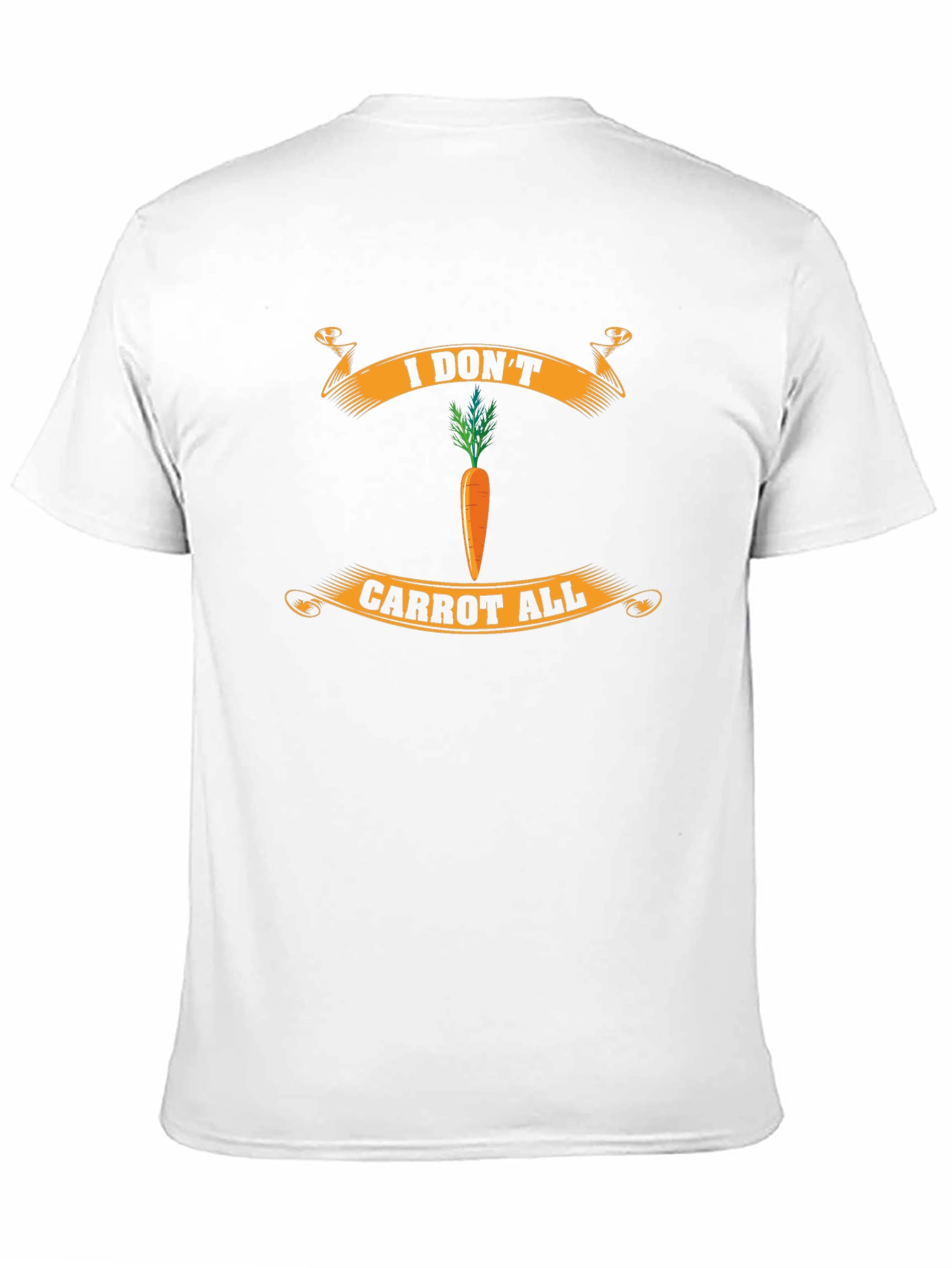 I Dont Carrot All T-Shirt Funny Carrot Graphic Tee