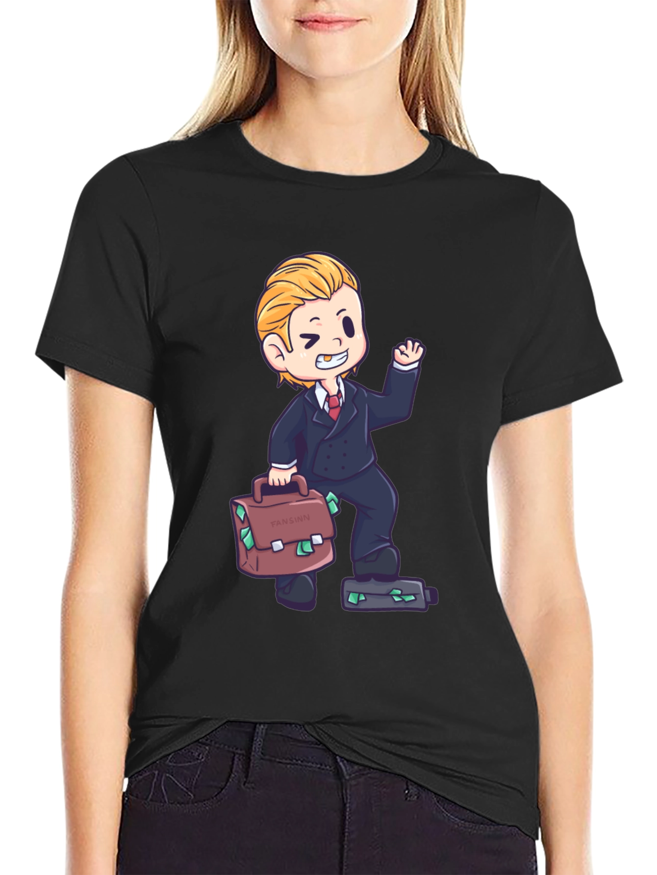 Cartoon Tycoon Graphic Tee