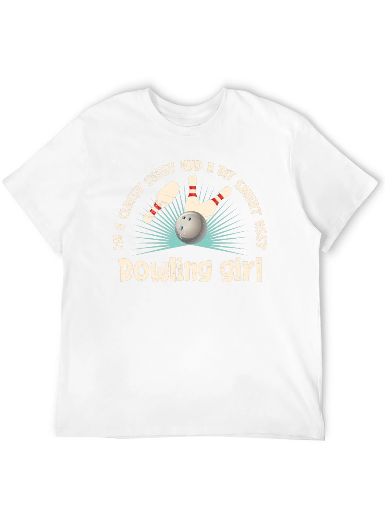 Classy Sassy Bowling Girl T-Shirt