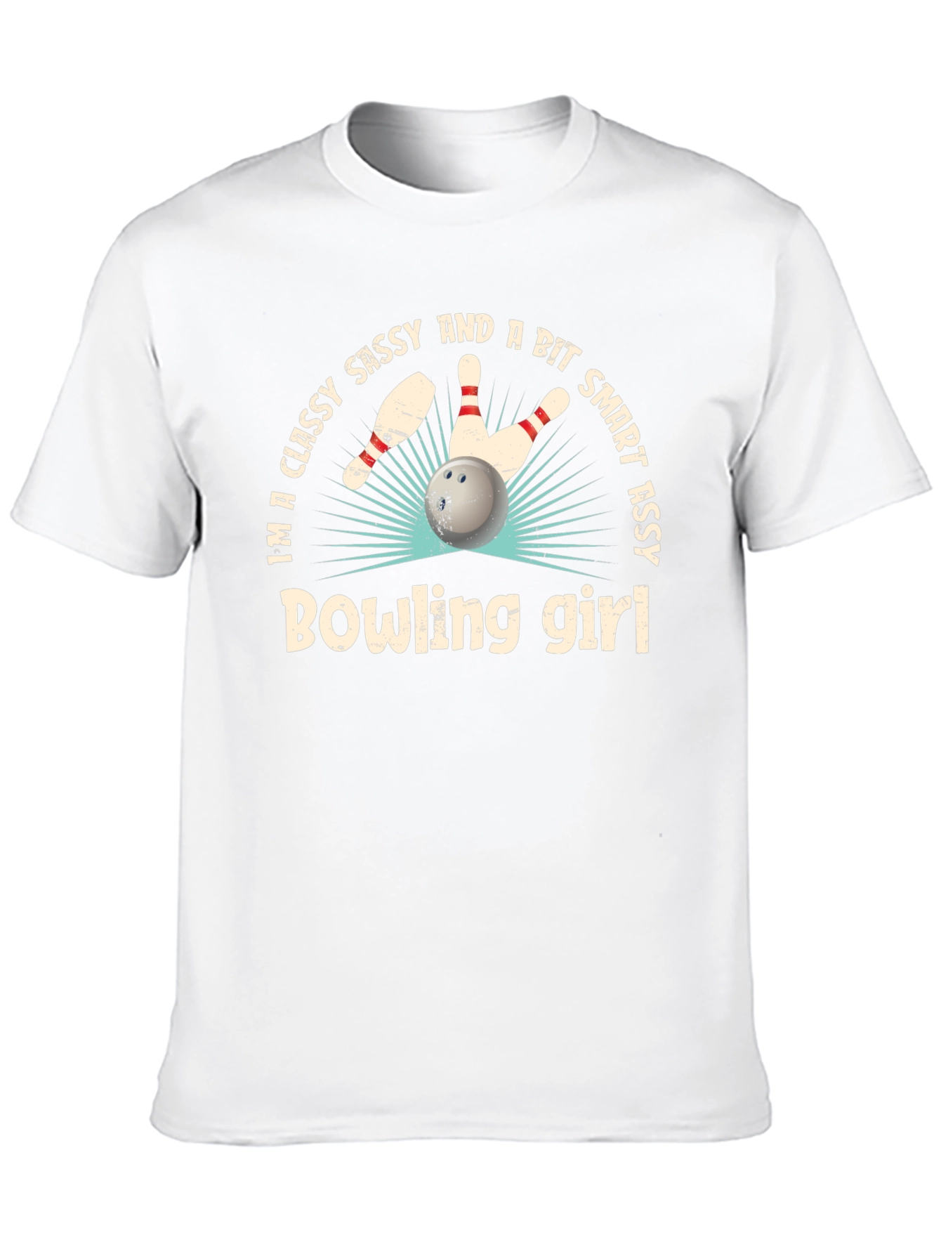 Classy Sassy Bowling Girl T-Shirt