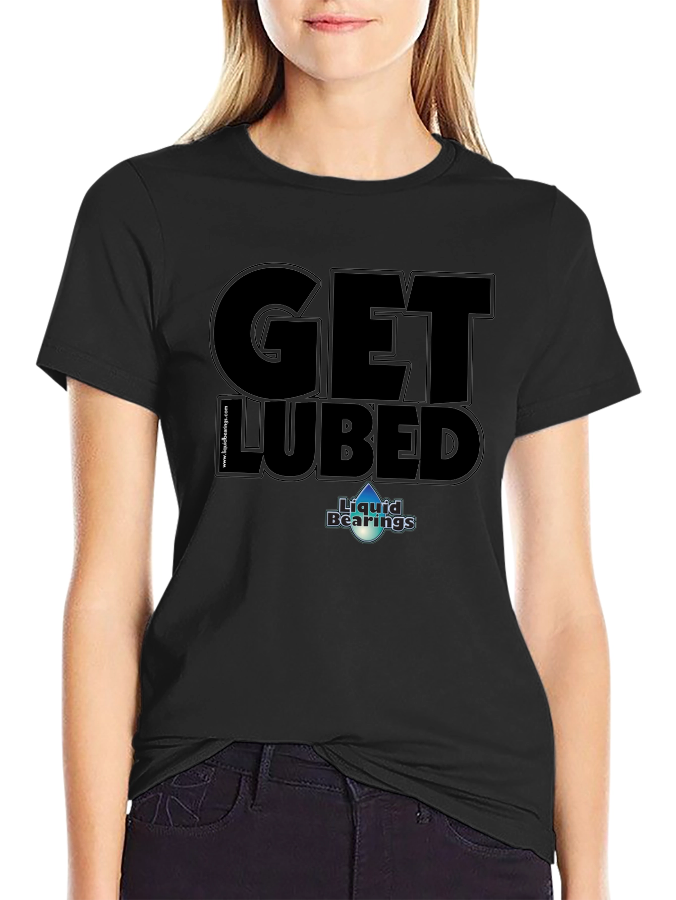Get Lubed T-Shirt - Liquid Bearings Graphic Tee