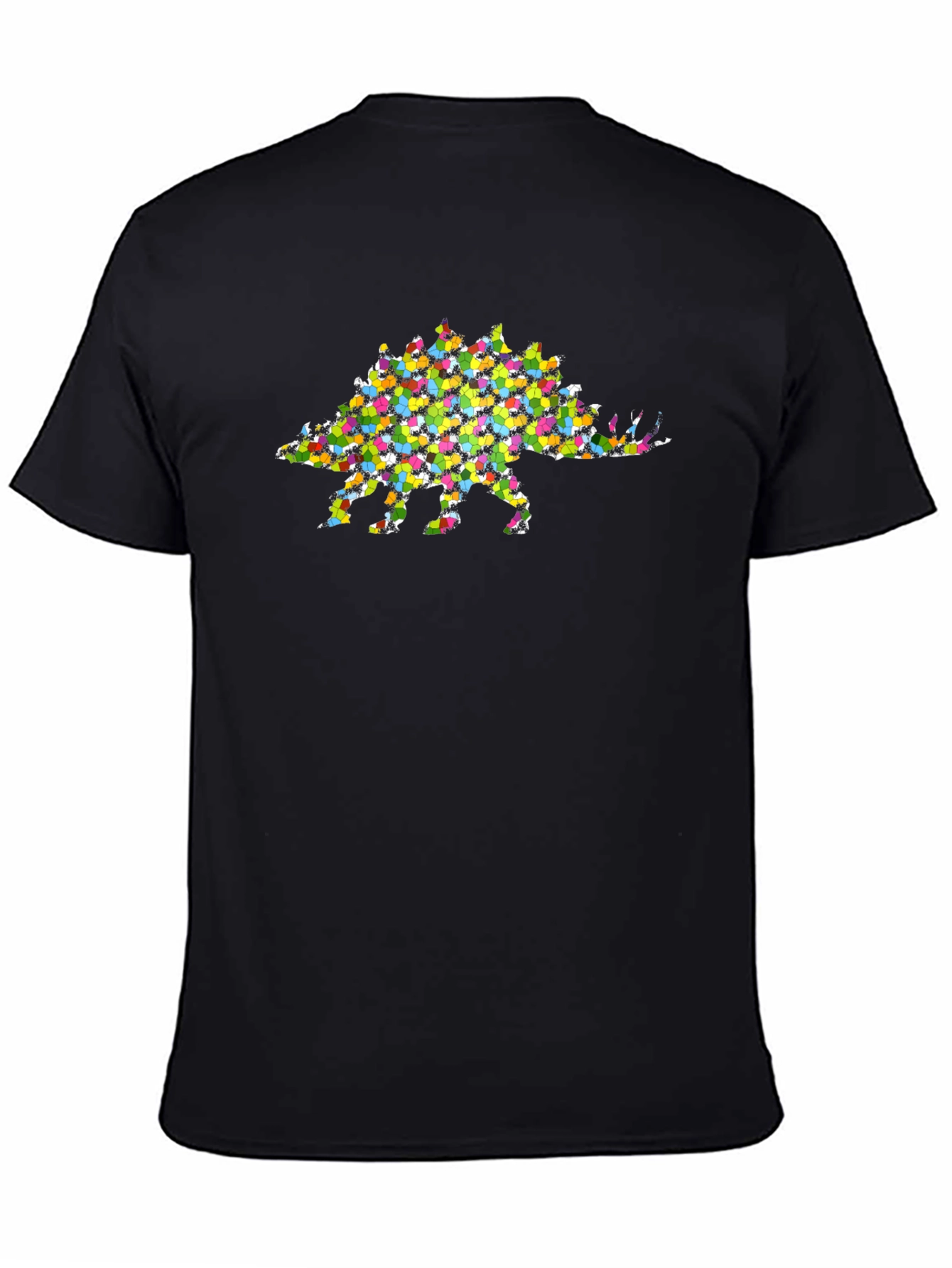 Dinosaur Mosaic T-Shirt - Black