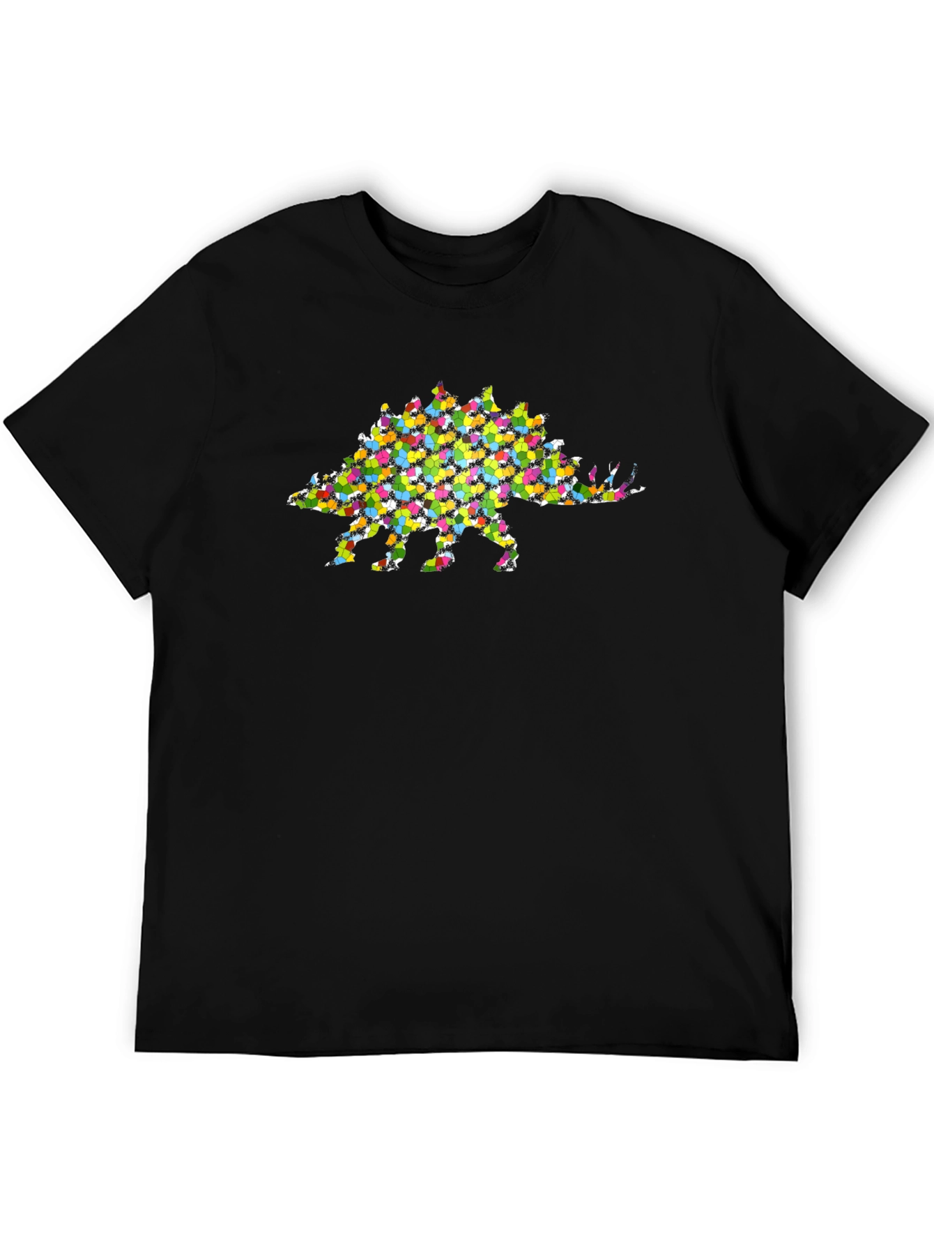 Dinosaur Mosaic T-Shirt - Black