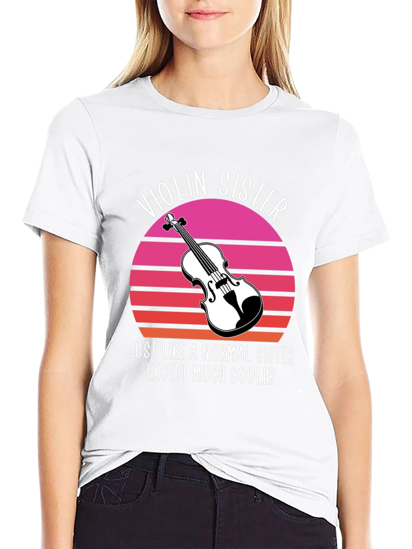 Violin Sister T-Shirt - Musician Gift