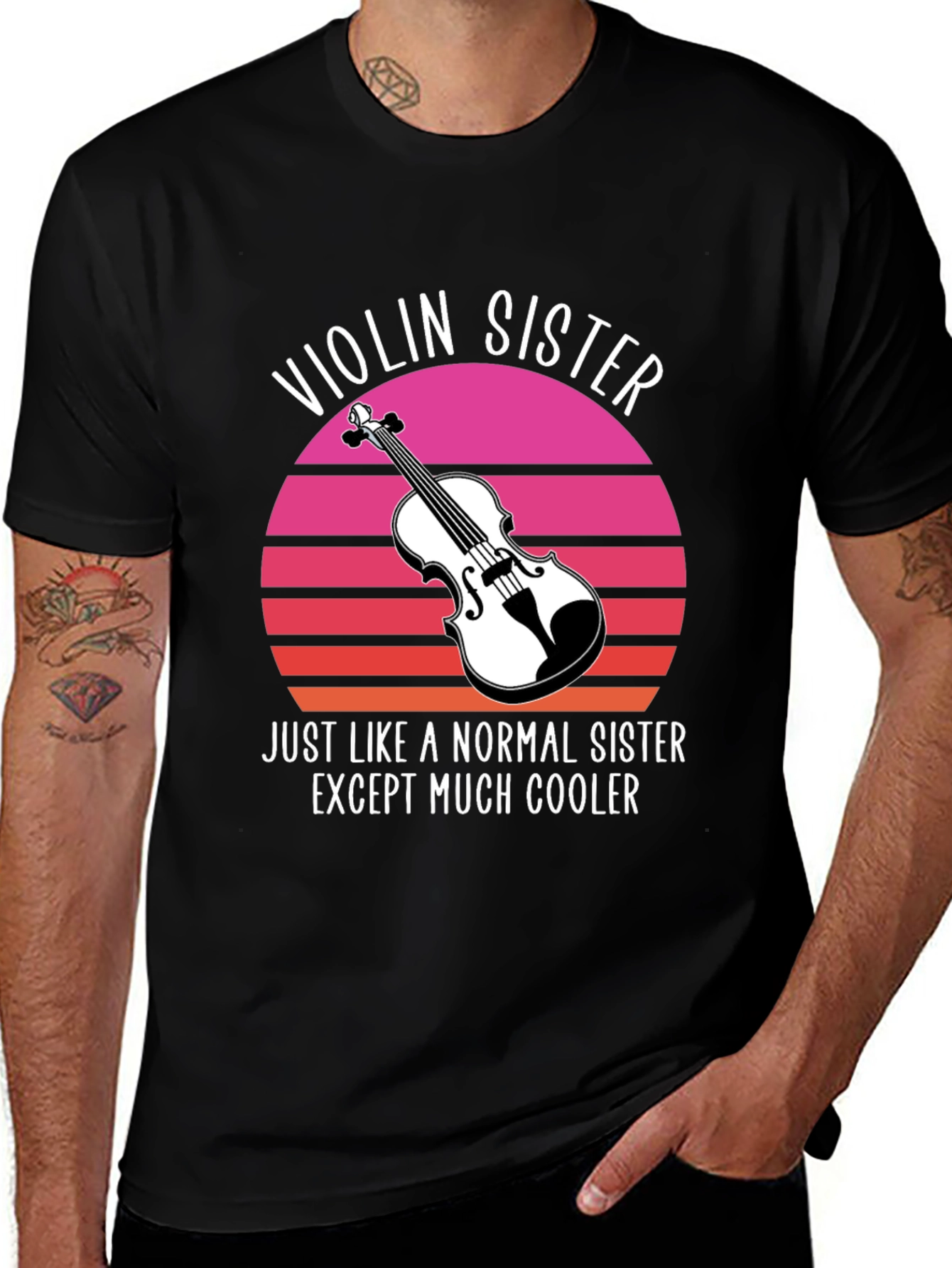 Violin Sister T-Shirt - Musician Gift