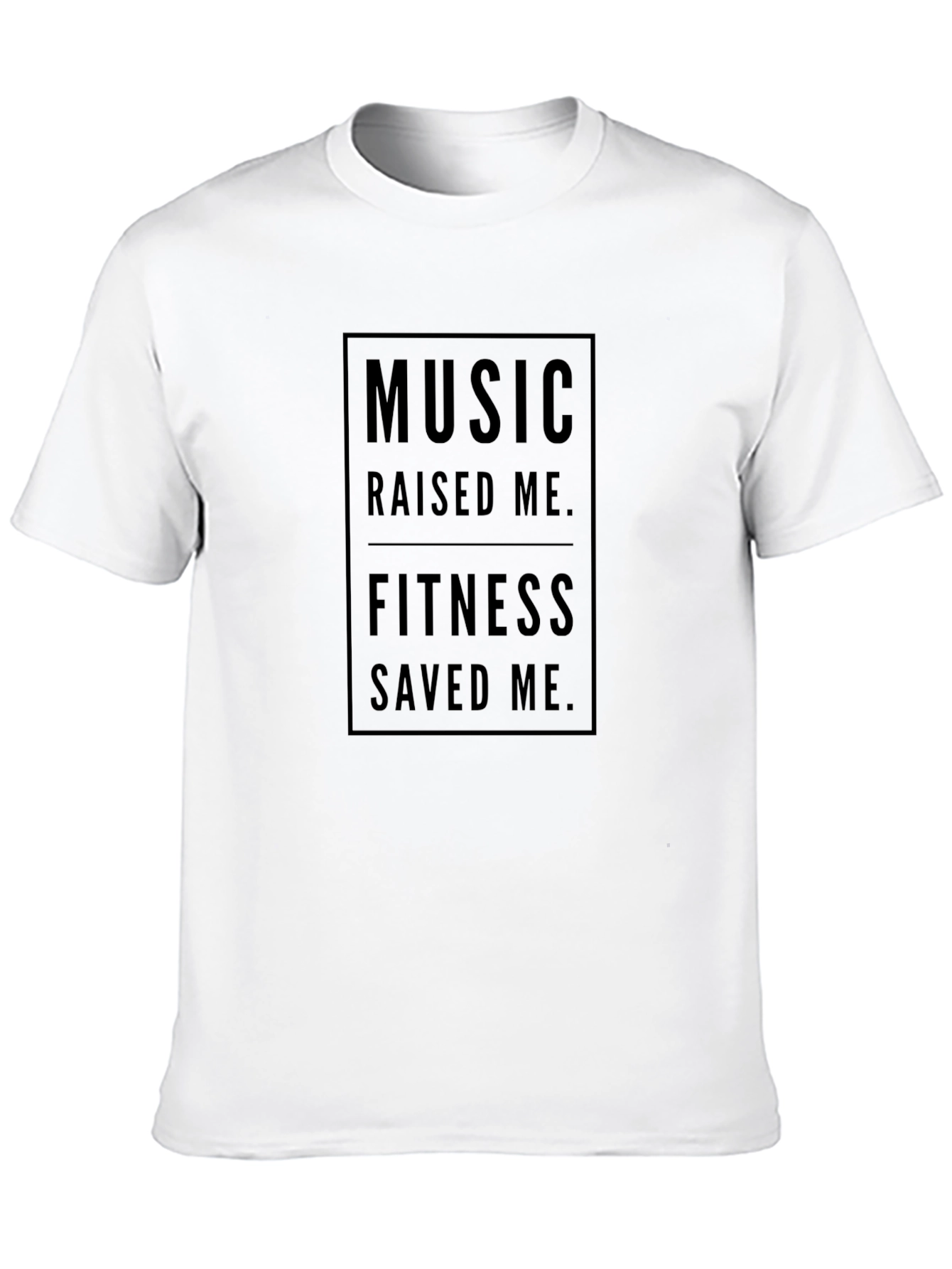 Music & Fitness Graphic T-Shirt