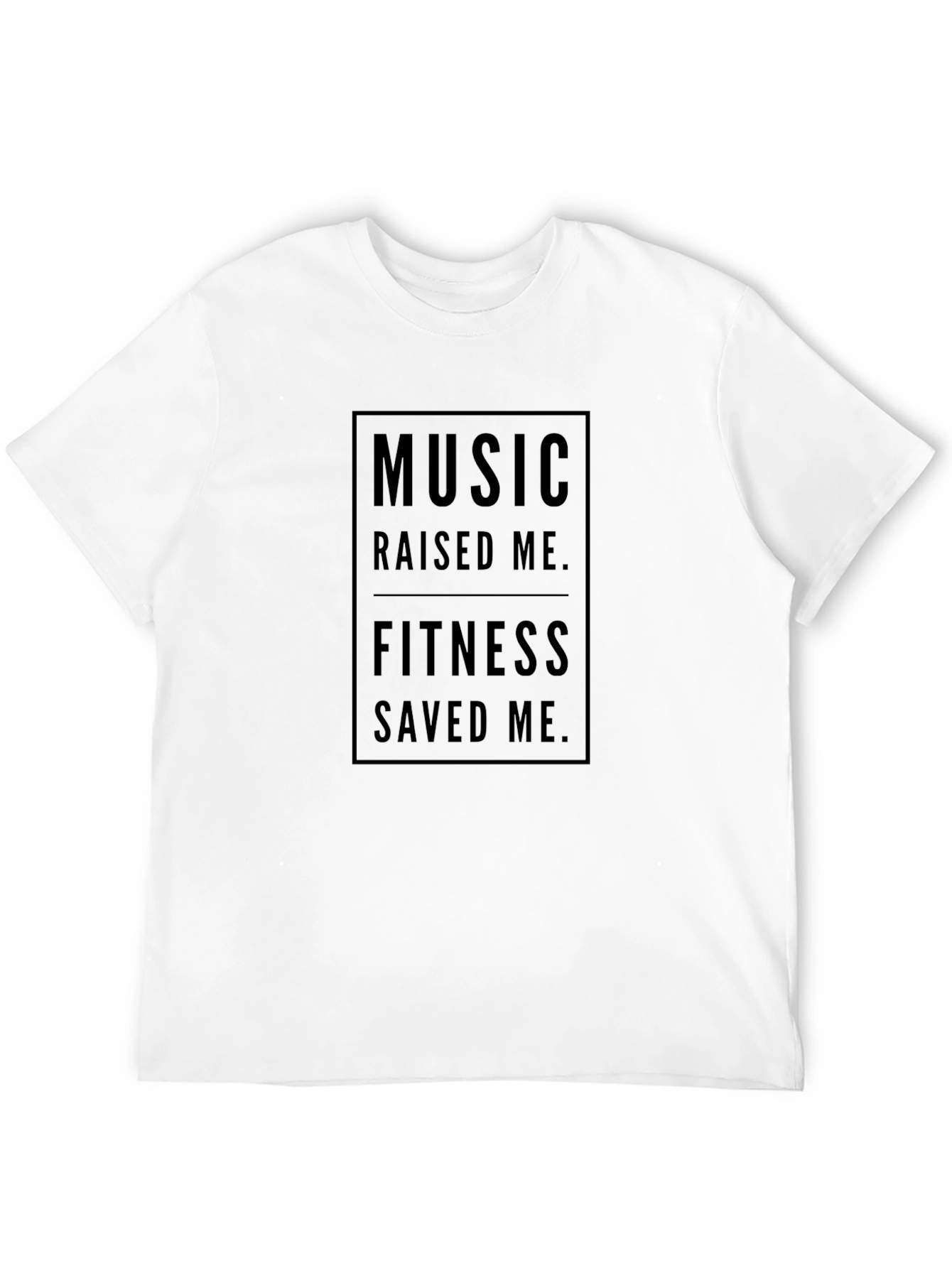 Music & Fitness Graphic T-Shirt