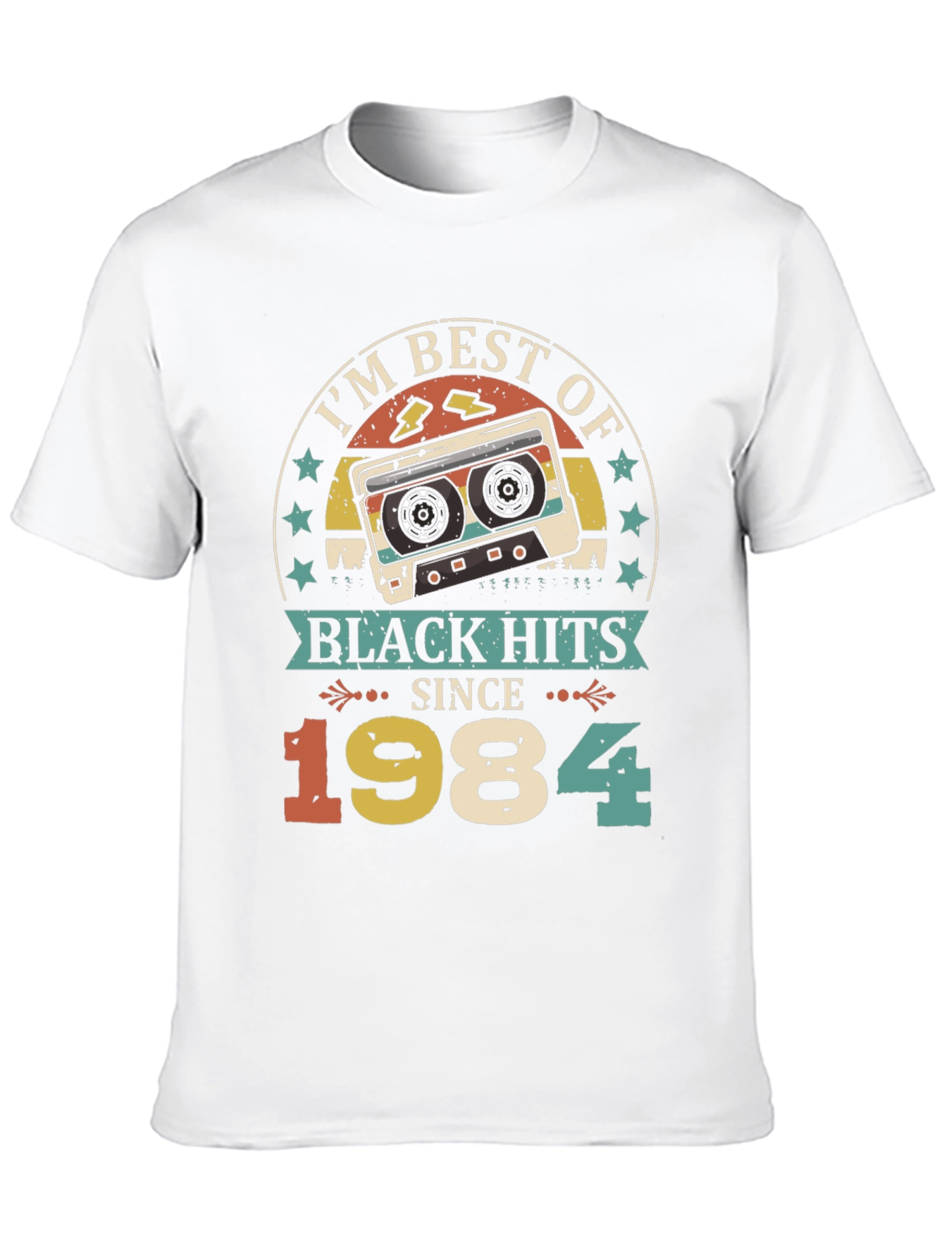 Retro Best of Black Hits Since 1984 Graphic Tee