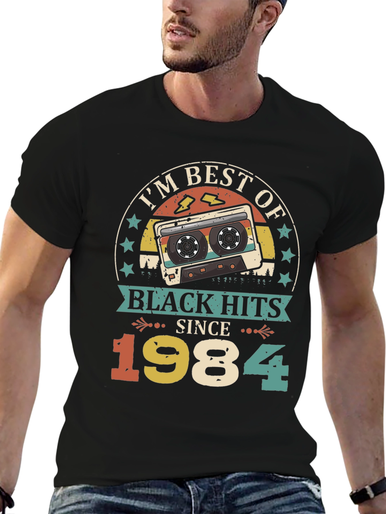 Retro Best of Black Hits Since 1984 Graphic Tee