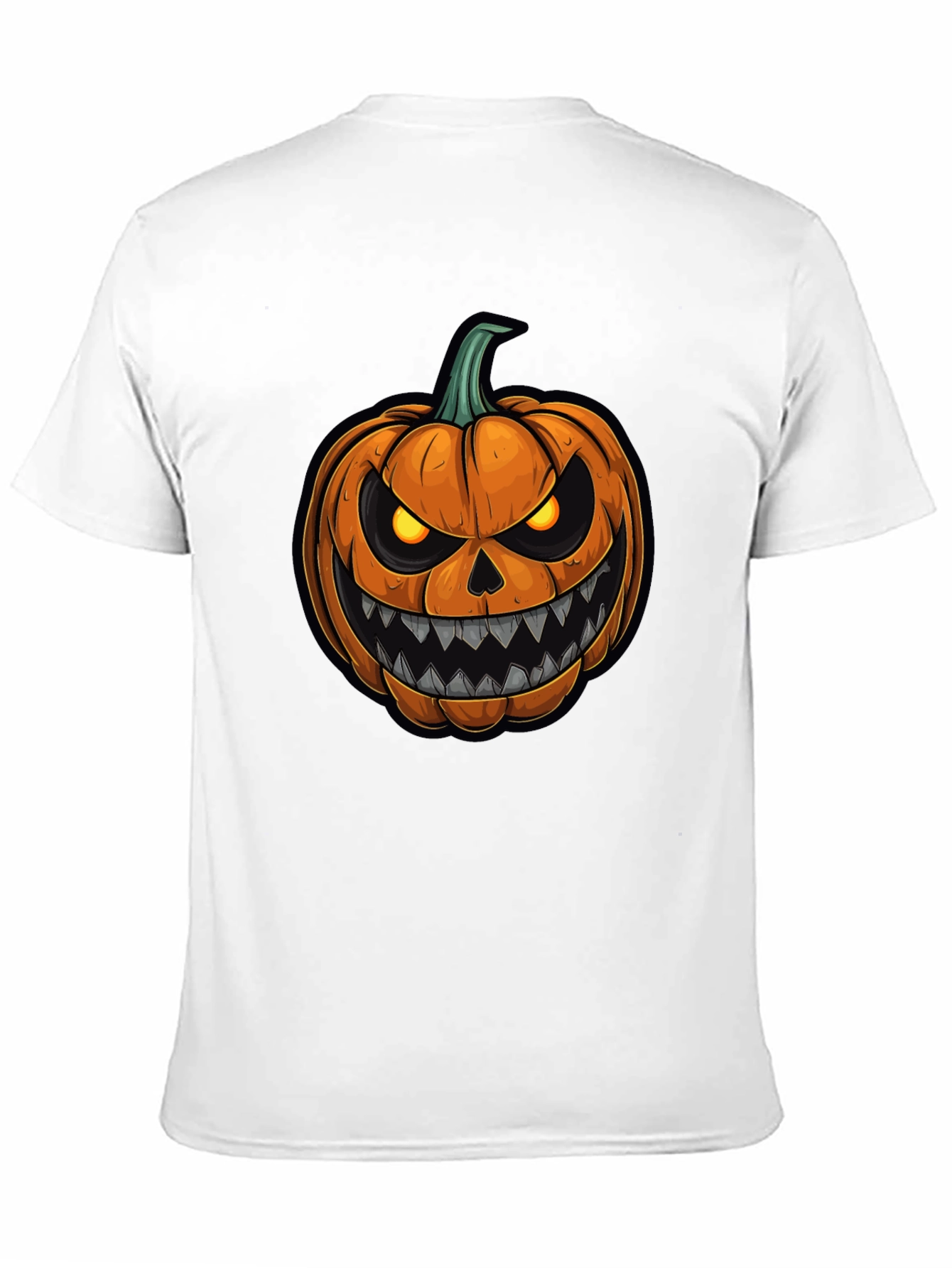 Mens Halloween Pumpkin Graphic Tee