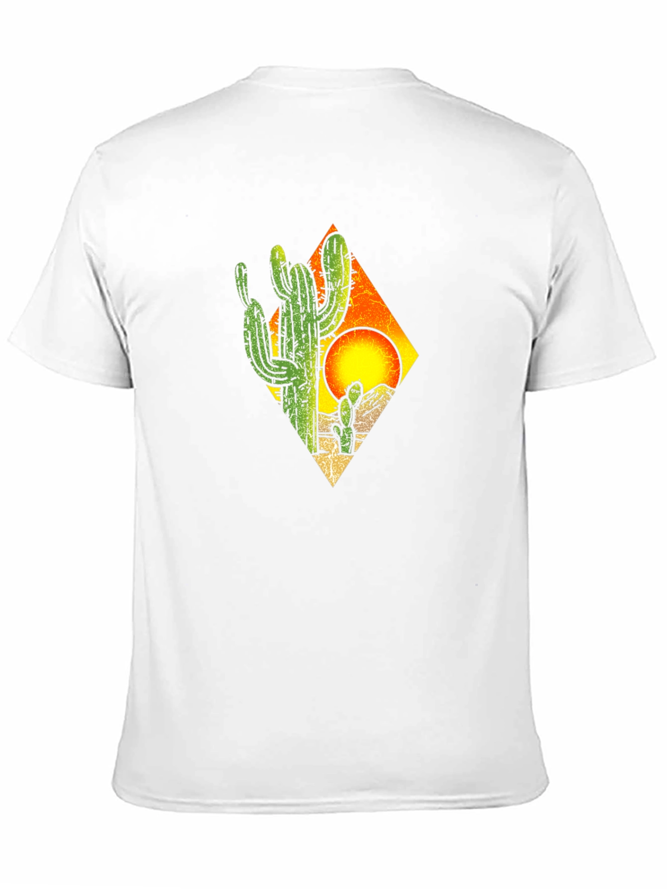 Cactus Sunset Graphic Tee - Desert Style