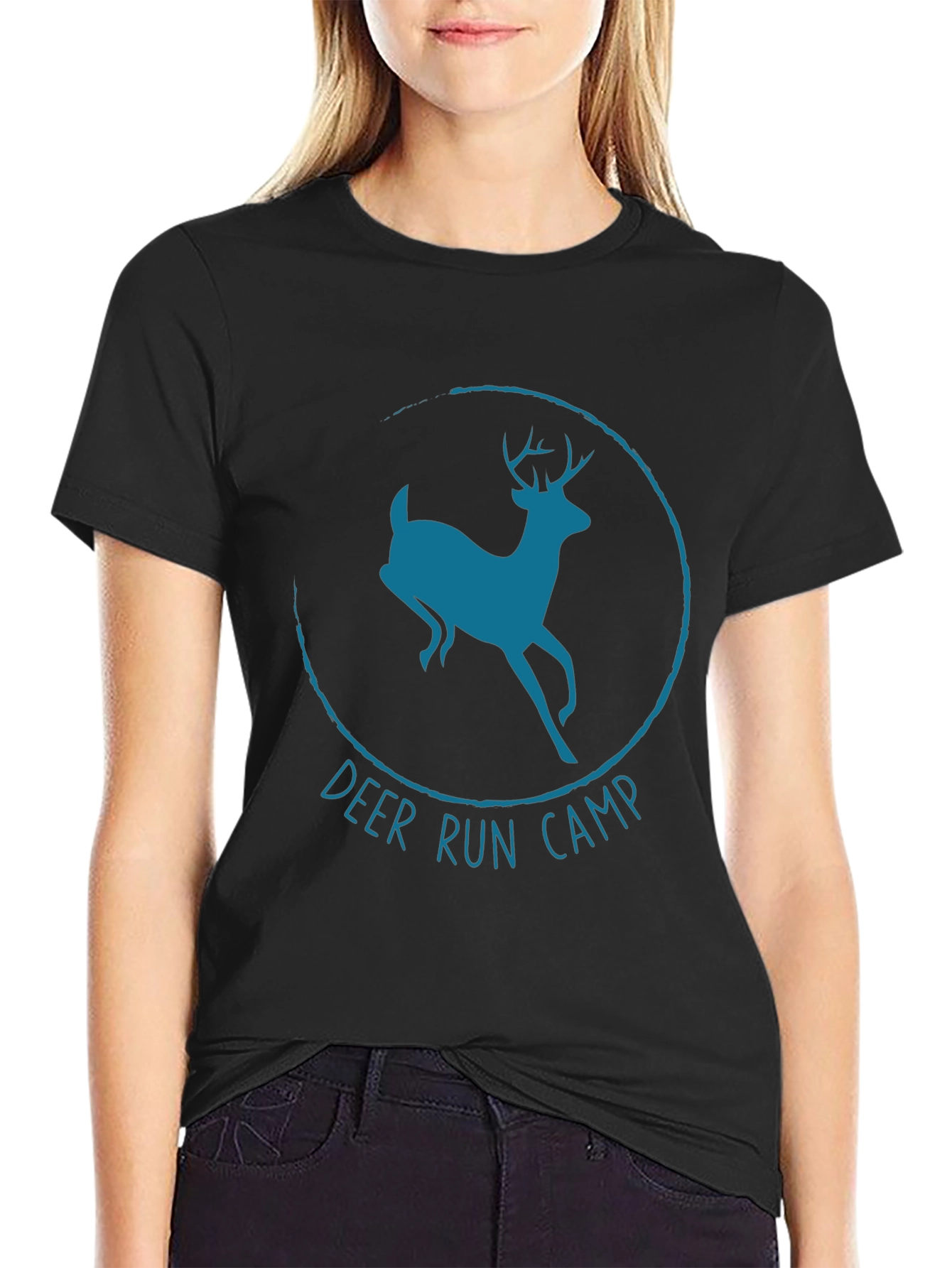 Deer Run Camp T-Shirt - Black