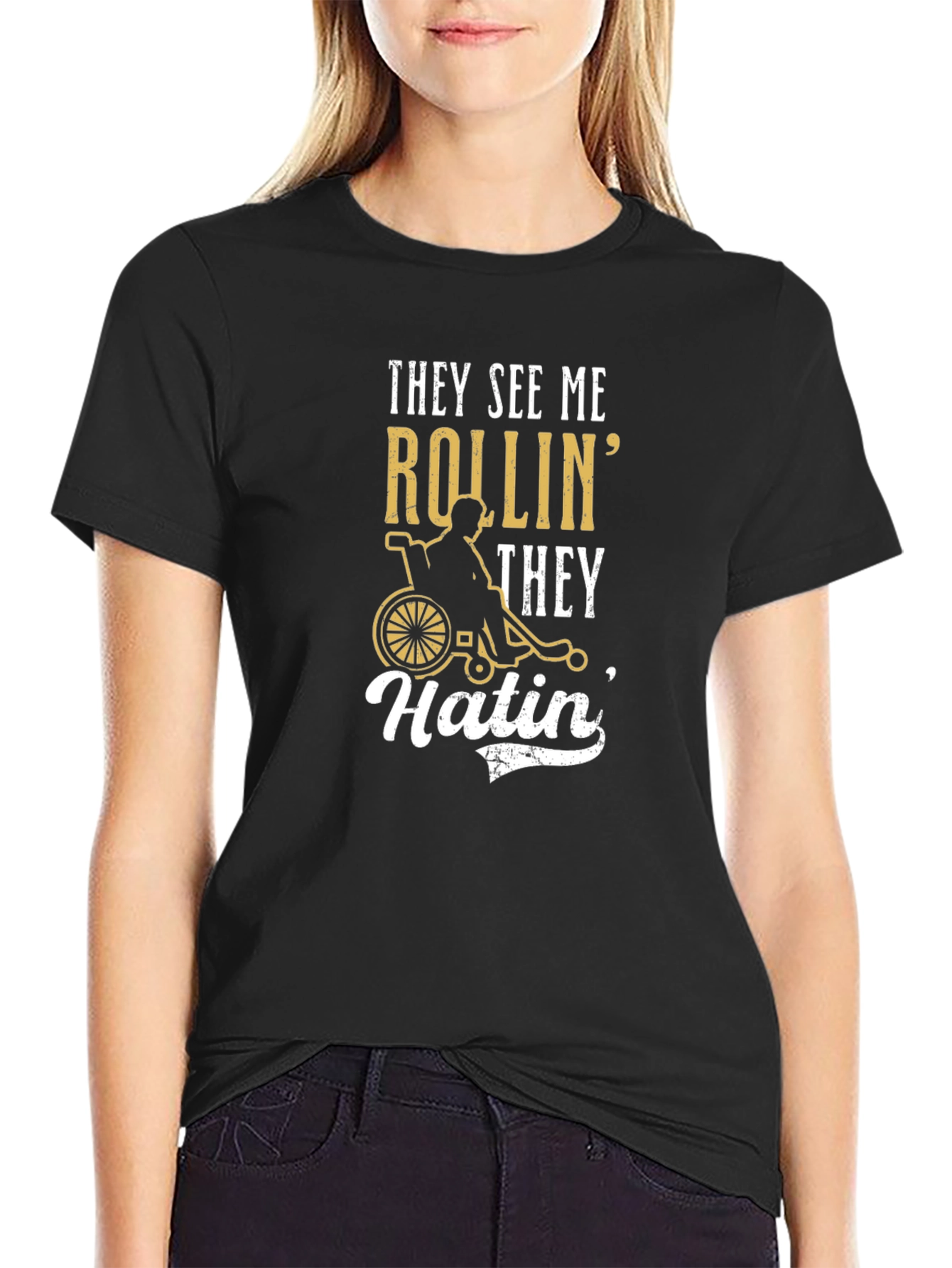Rollin They Hatin Graphic Tee