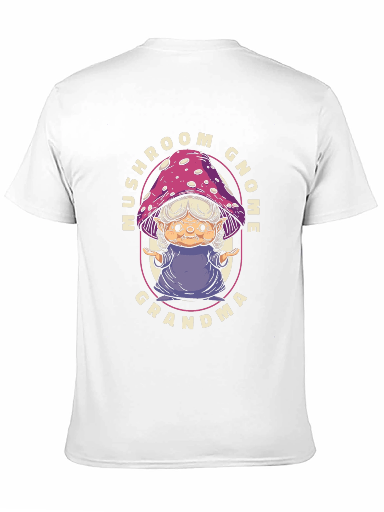 Mushroom Gnome Grandma T-Shirt - Whimsical Graphic Tee