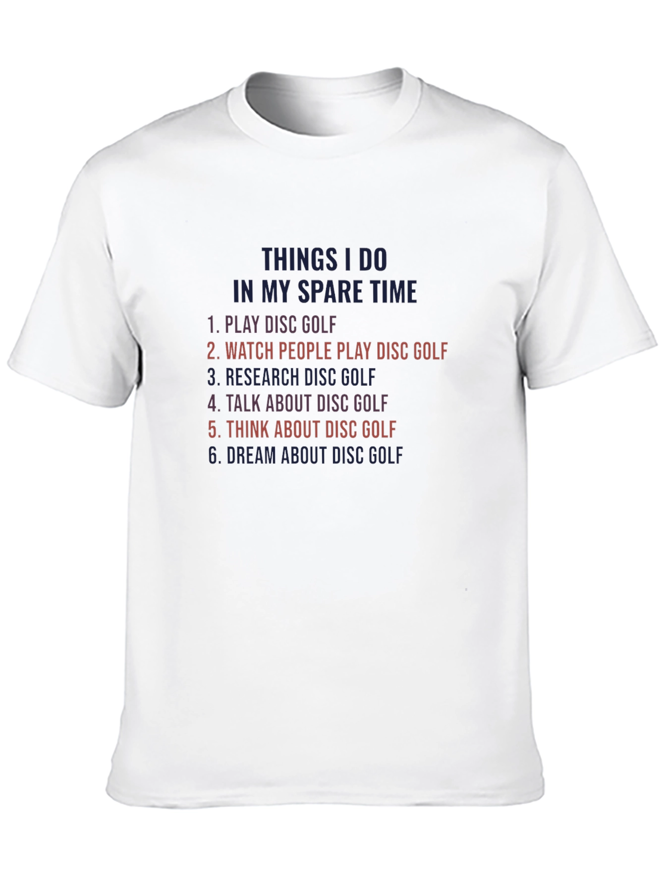 Disc Golf Spare Time T-Shirt