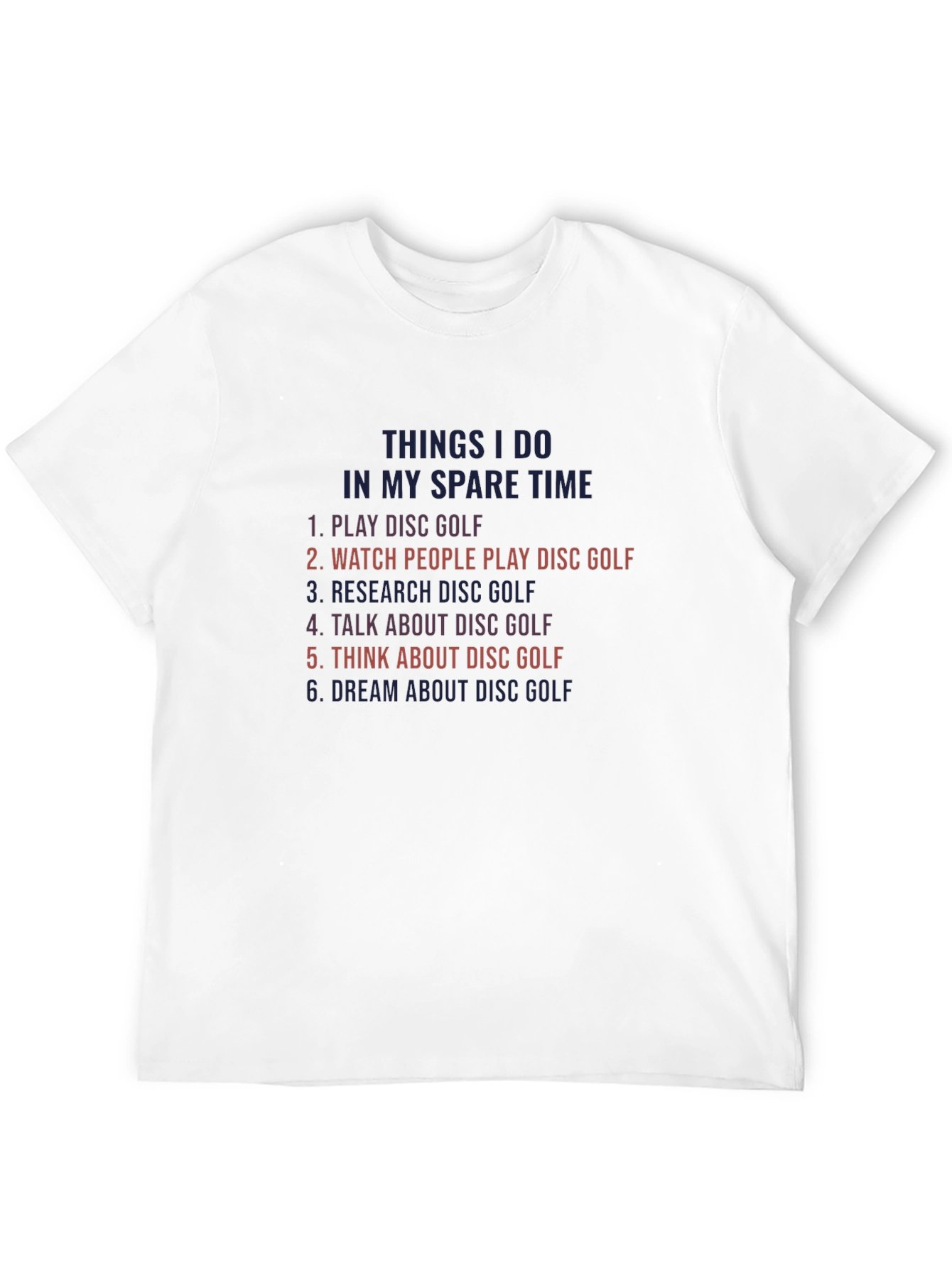 Disc Golf Spare Time T-Shirt