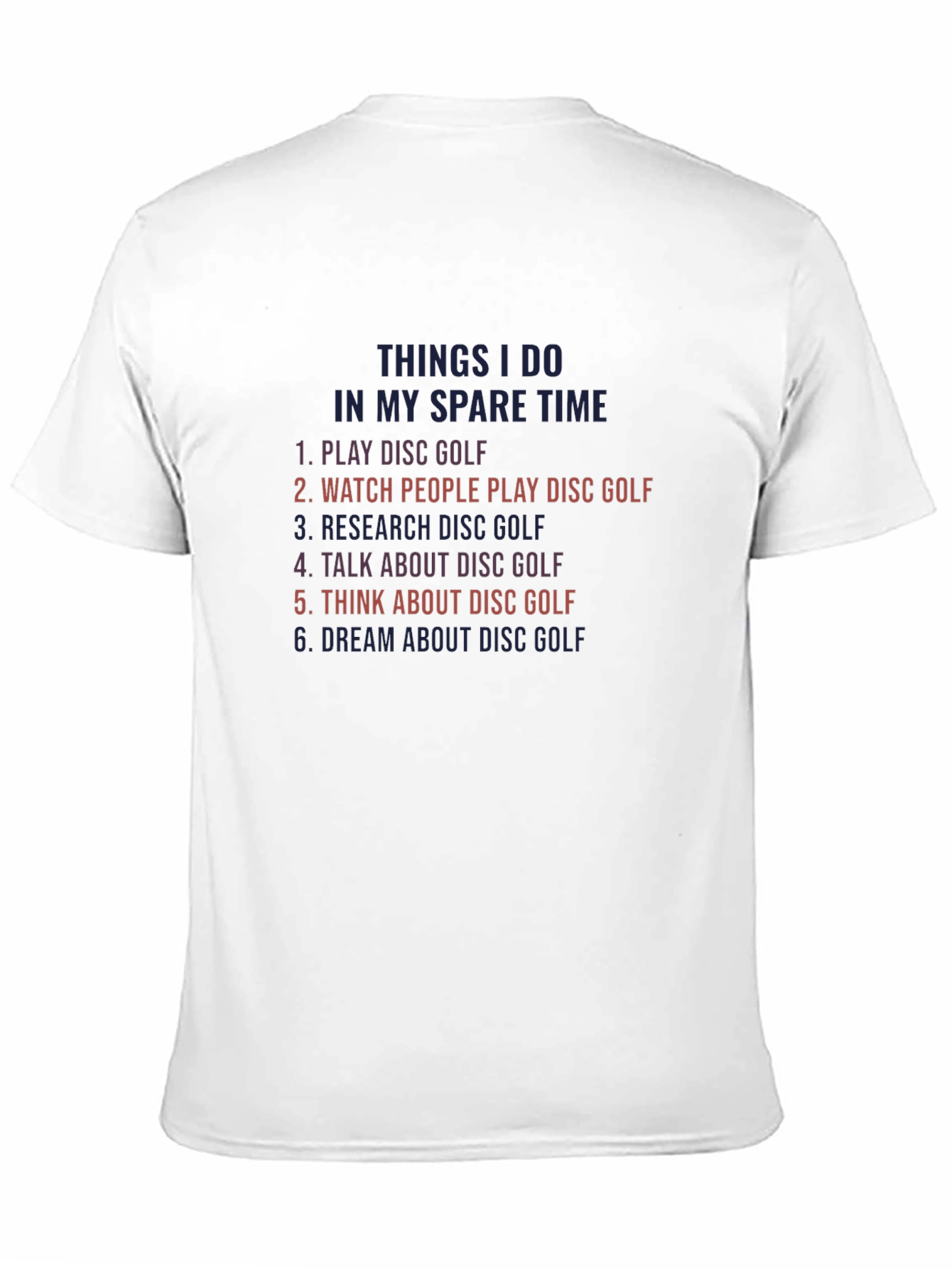 Disc Golf Spare Time T-Shirt