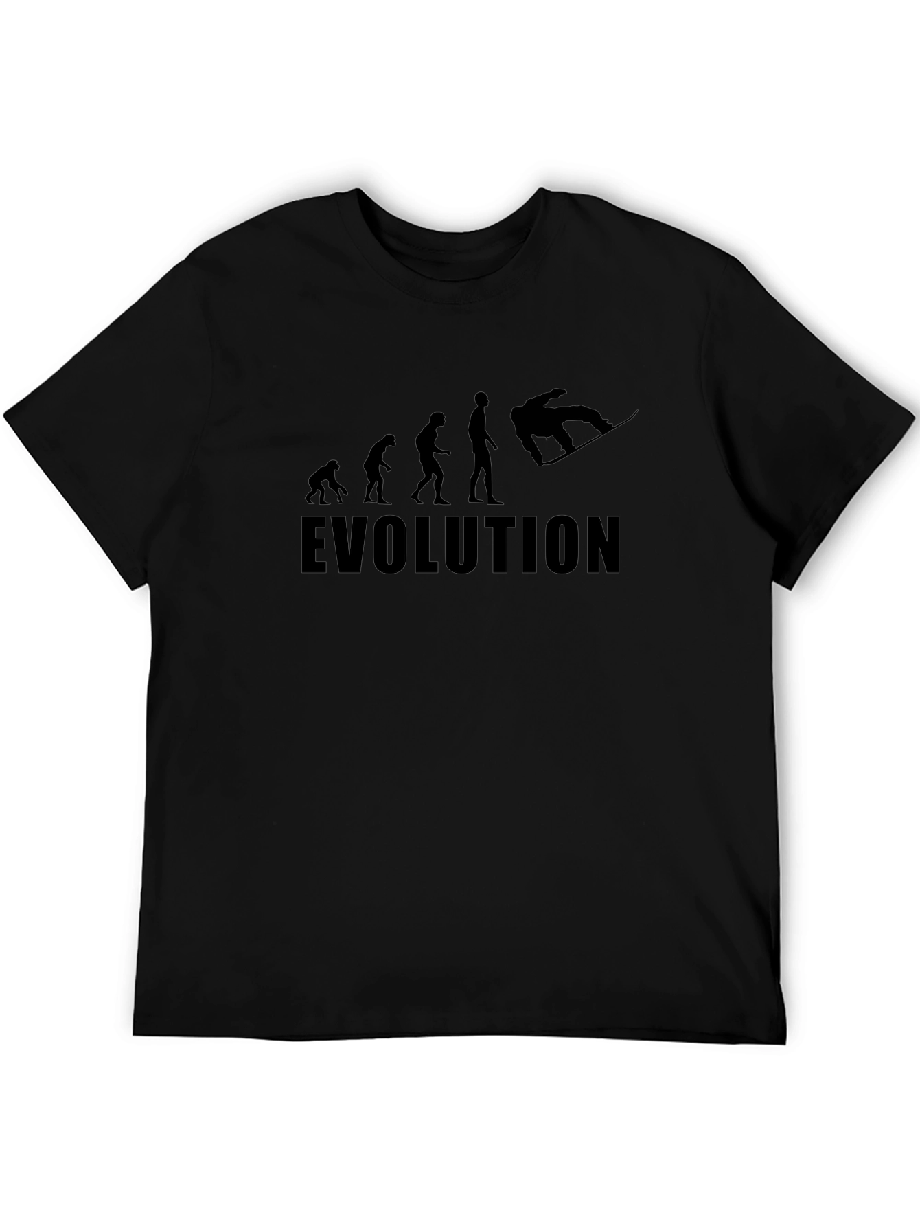 Evolution Snowboarder Black T-Shirt