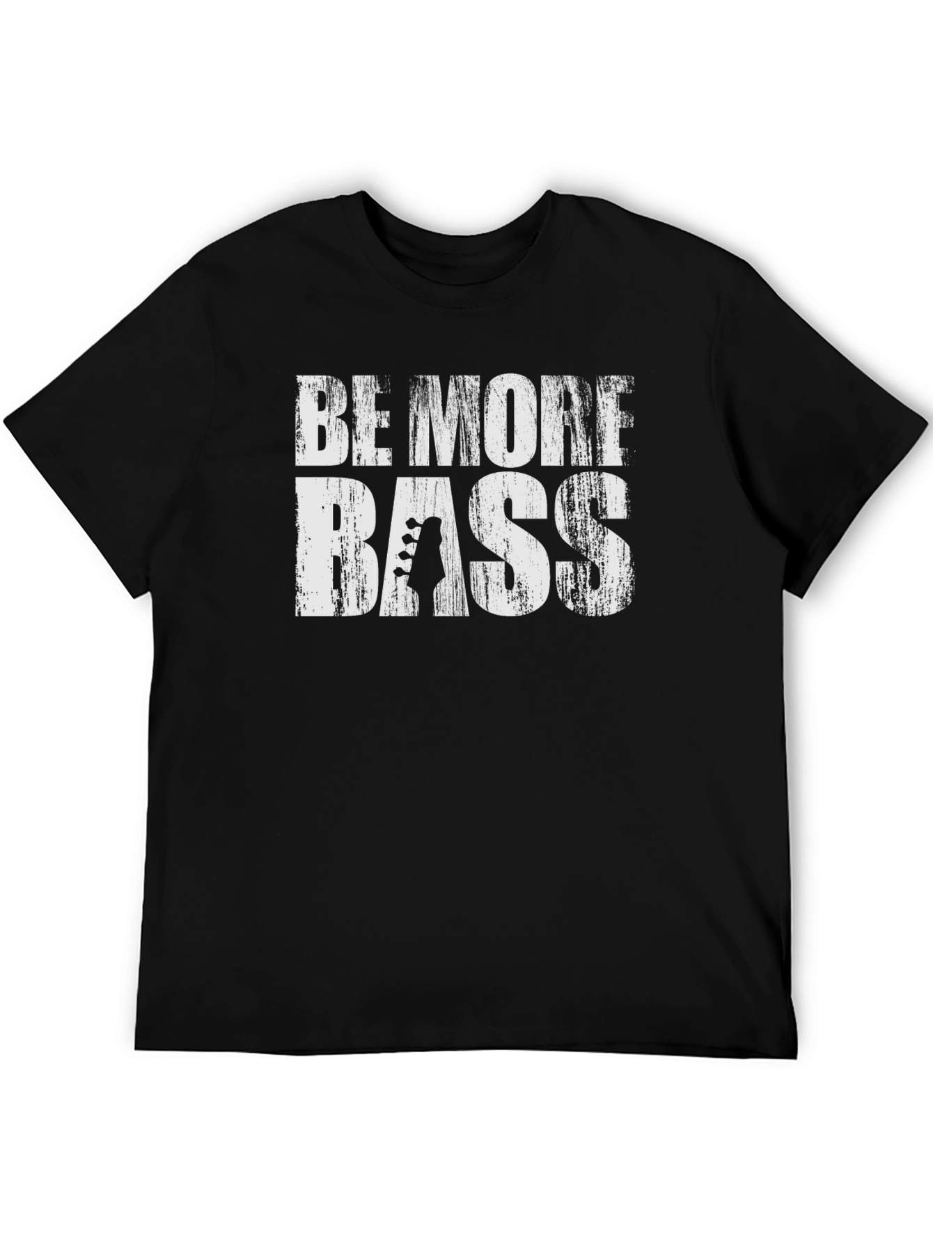 Be More Bass Black Graphic T-Shirt