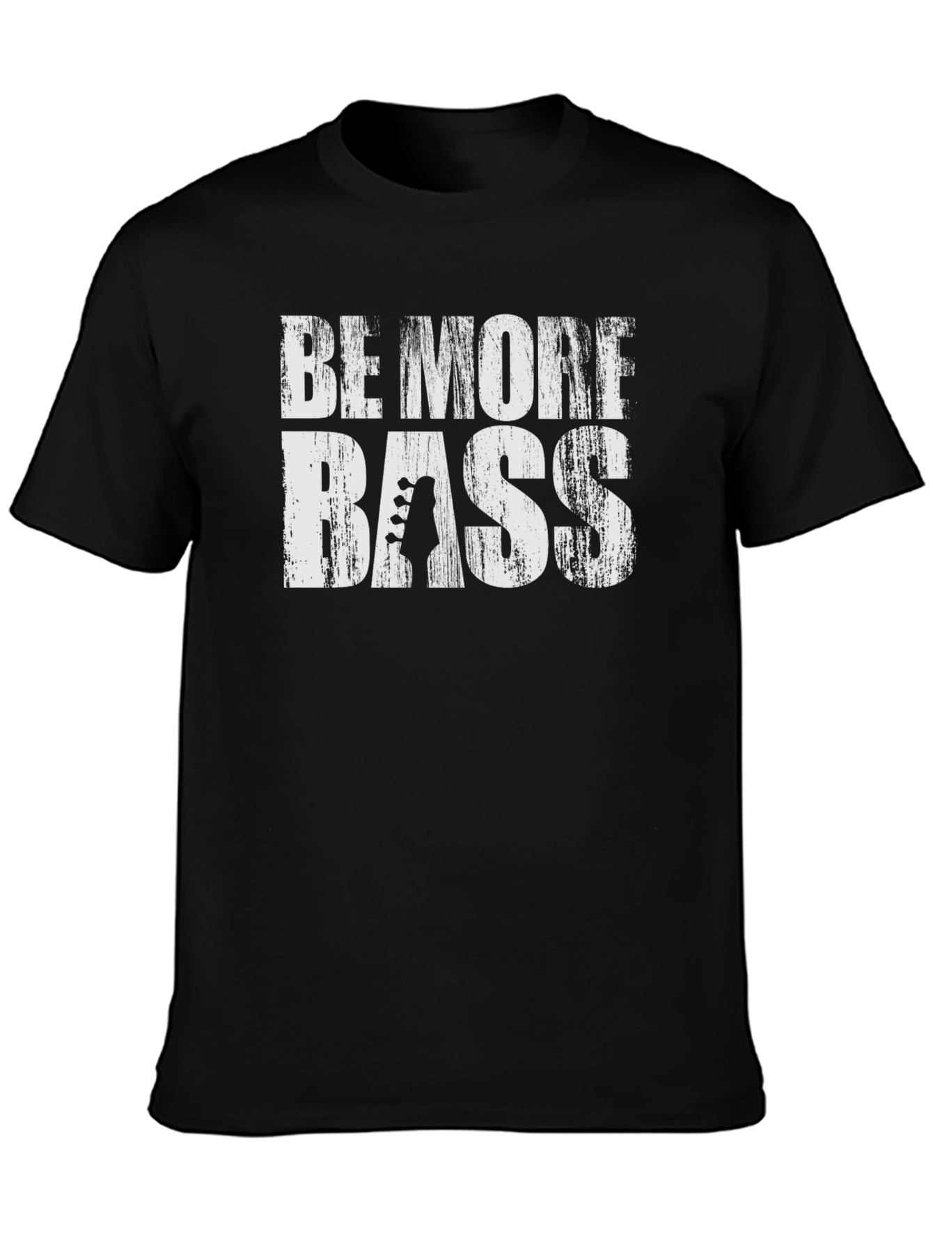 Be More Bass Black Graphic T-Shirt