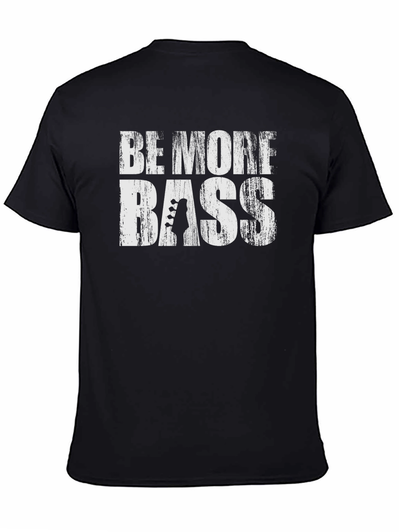 Be More Bass Black Graphic T-Shirt
