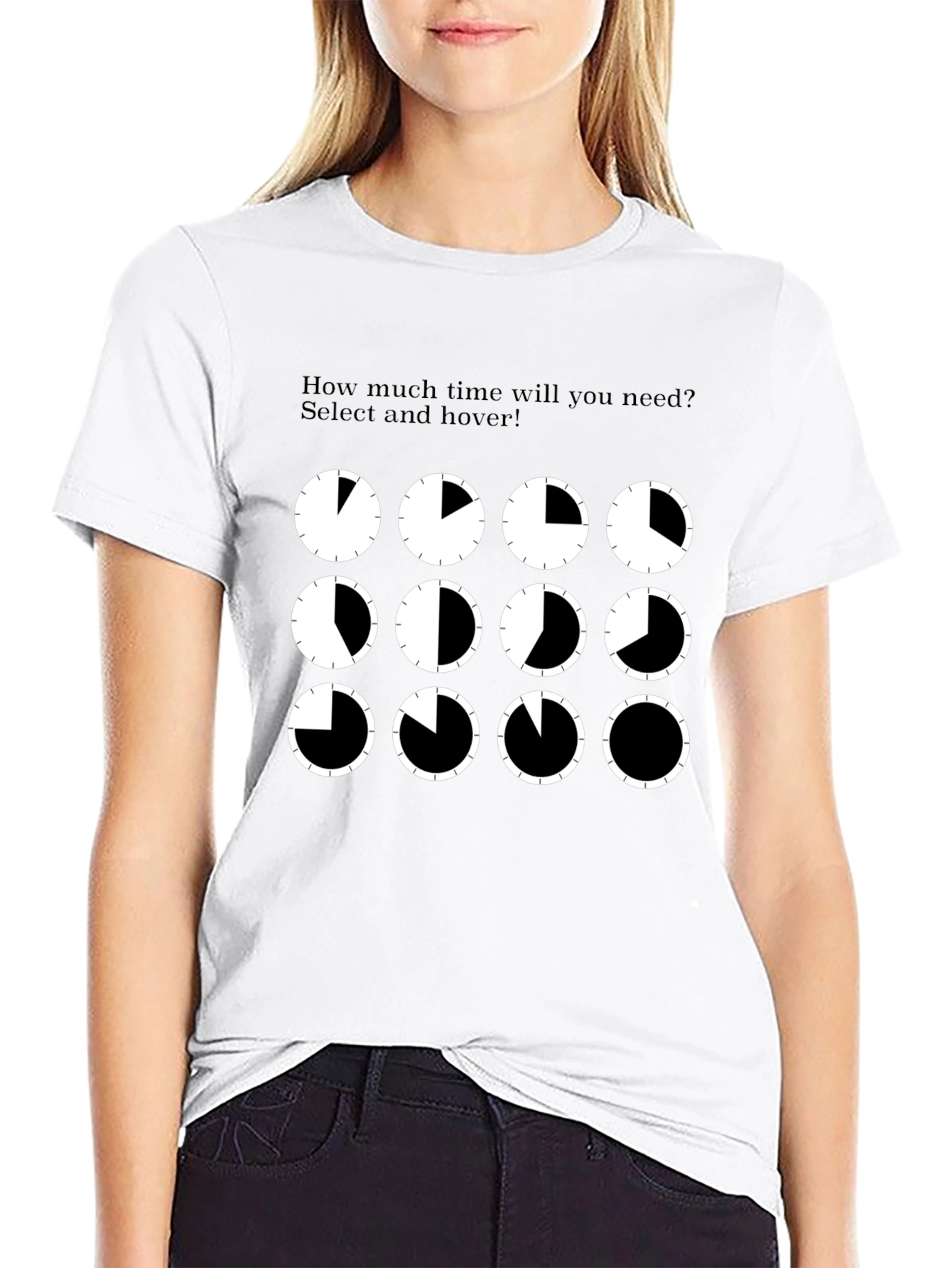 Time Picker Graphic Tee - Fun Coding T-Shirt