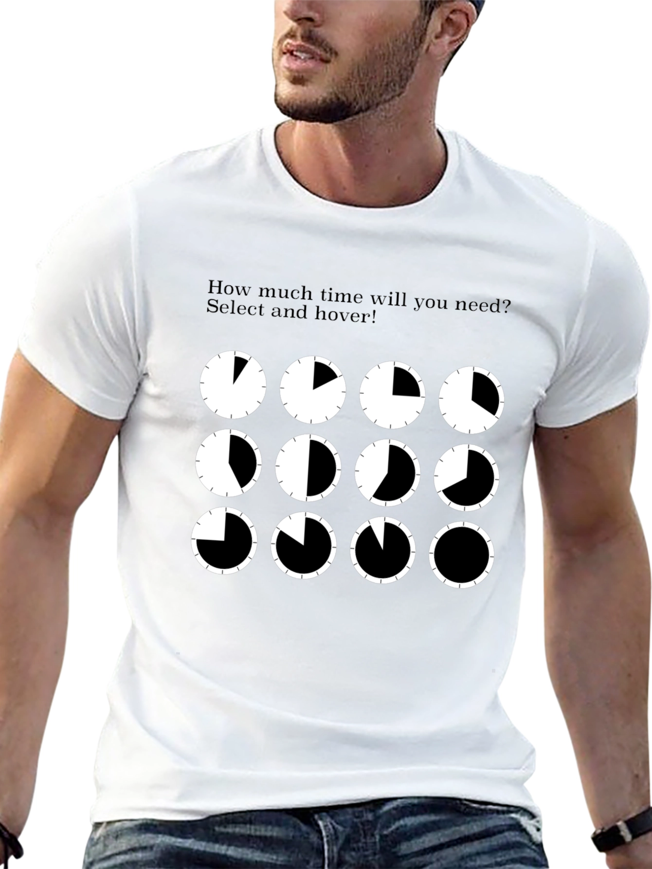 Time Picker Graphic Tee - Fun Coding T-Shirt