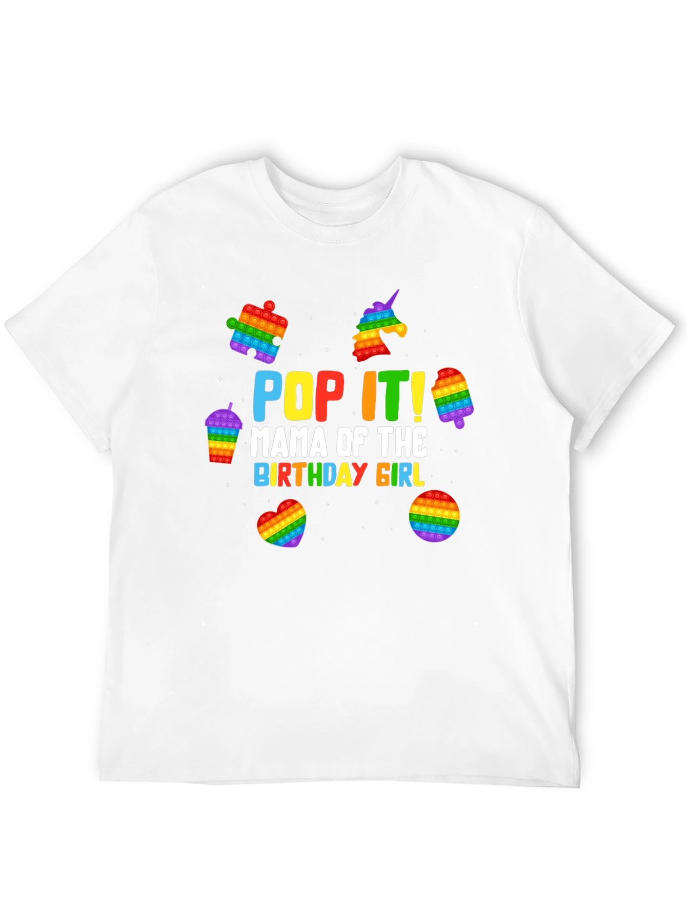 Pop It Mama Birthday Girl T-Shirt