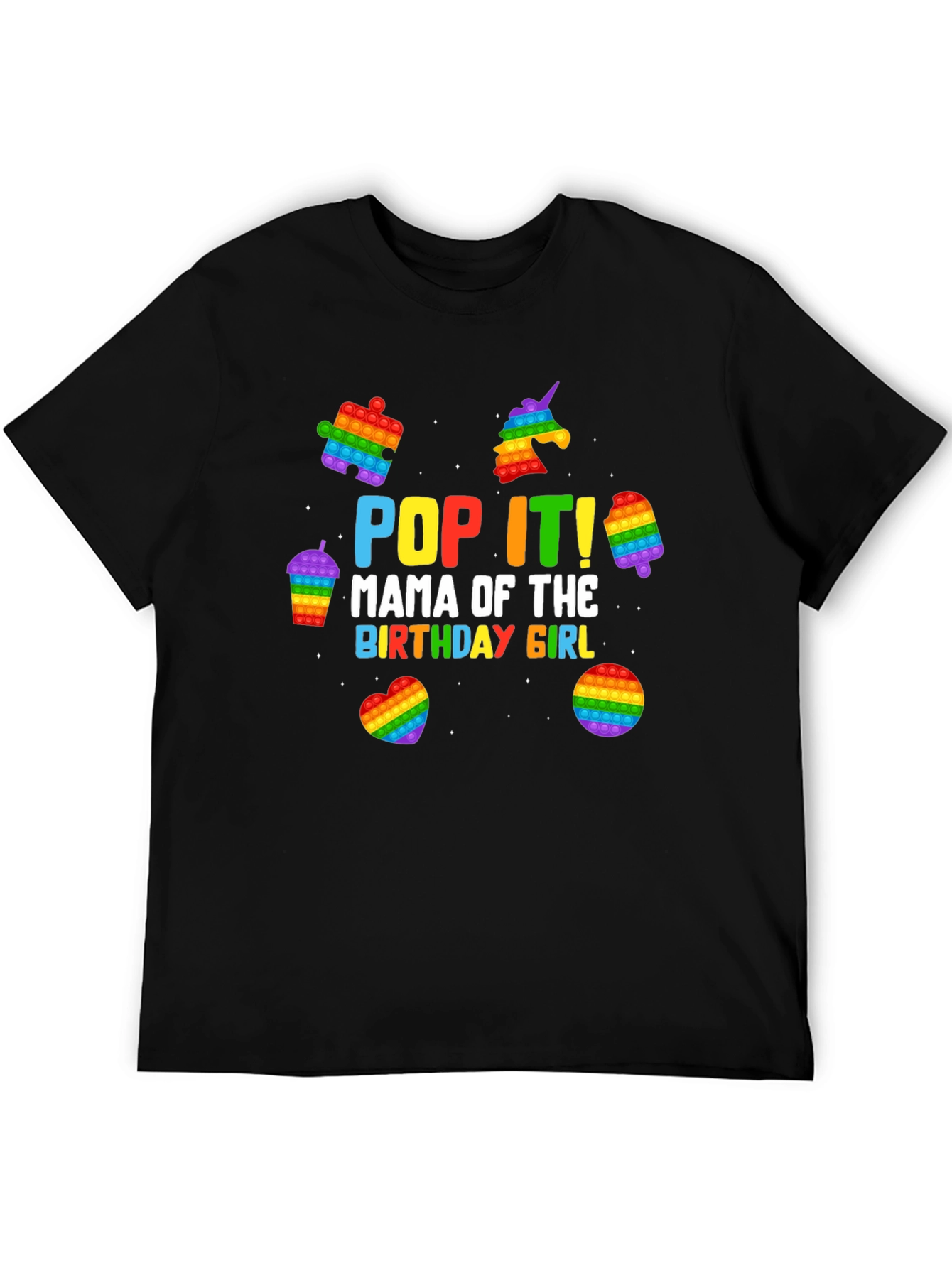 Pop It Mama Birthday Girl T-Shirt