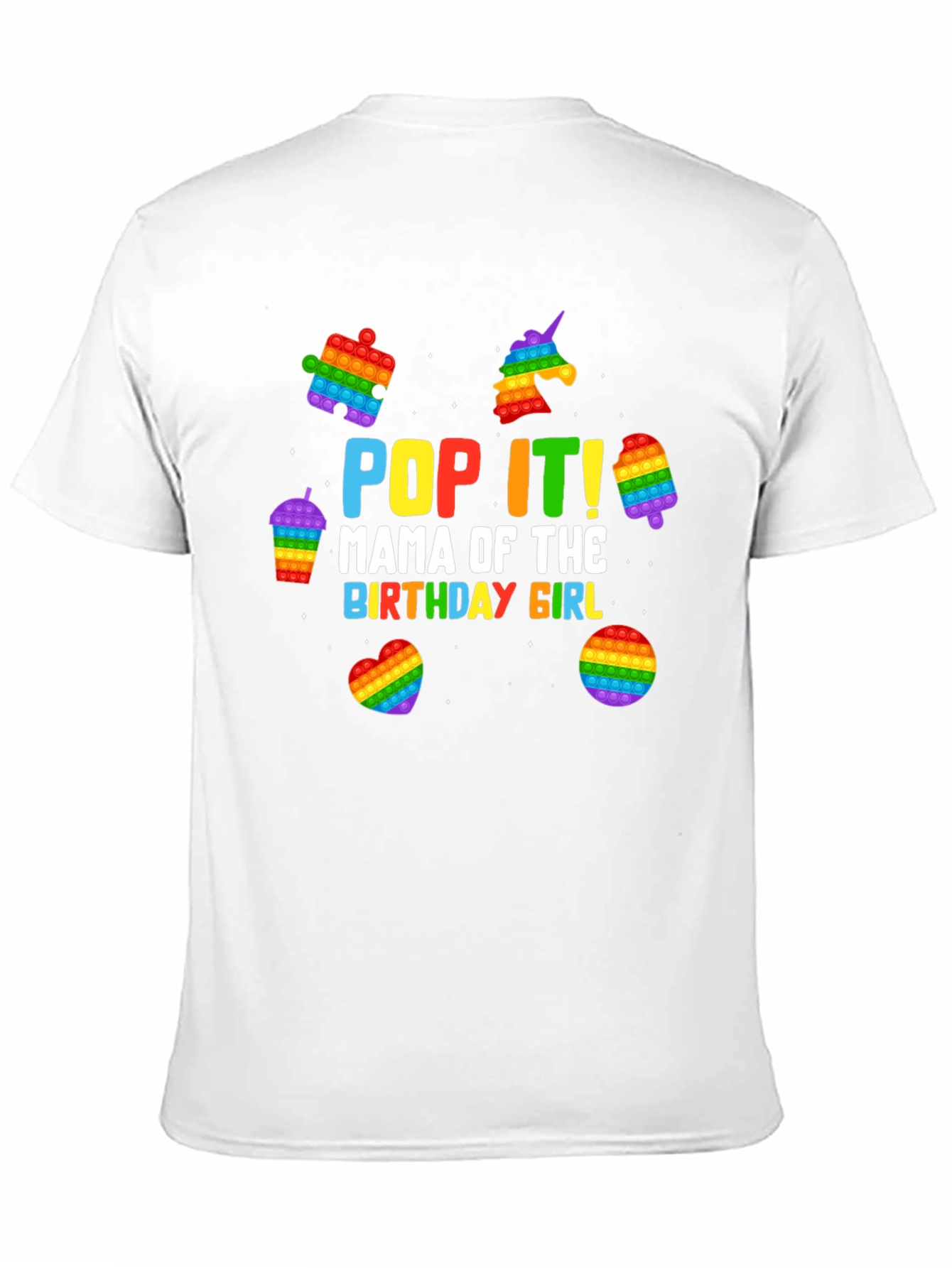 Pop It Mama Birthday Girl T-Shirt