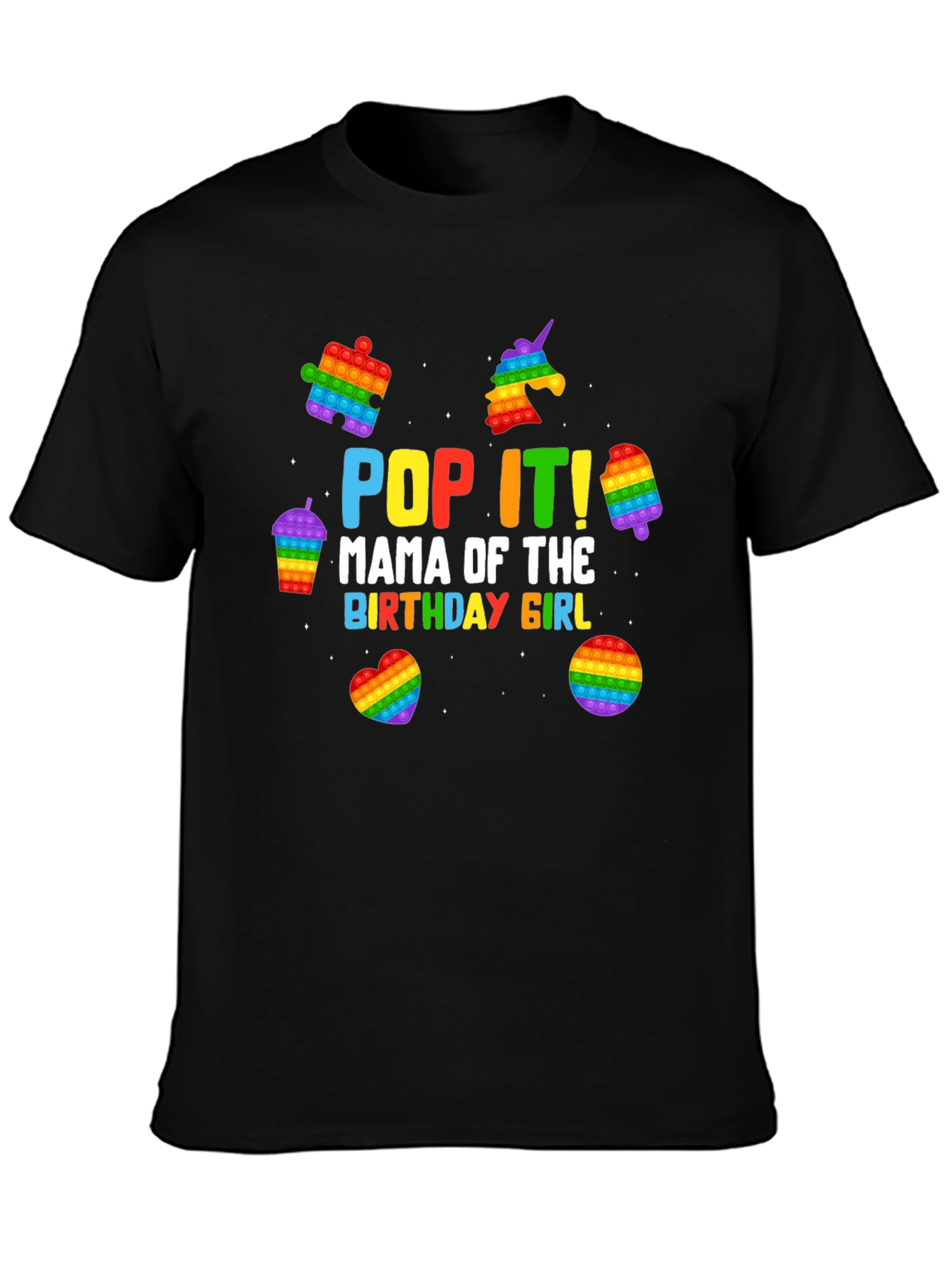 Pop It Mama Birthday Girl T-Shirt