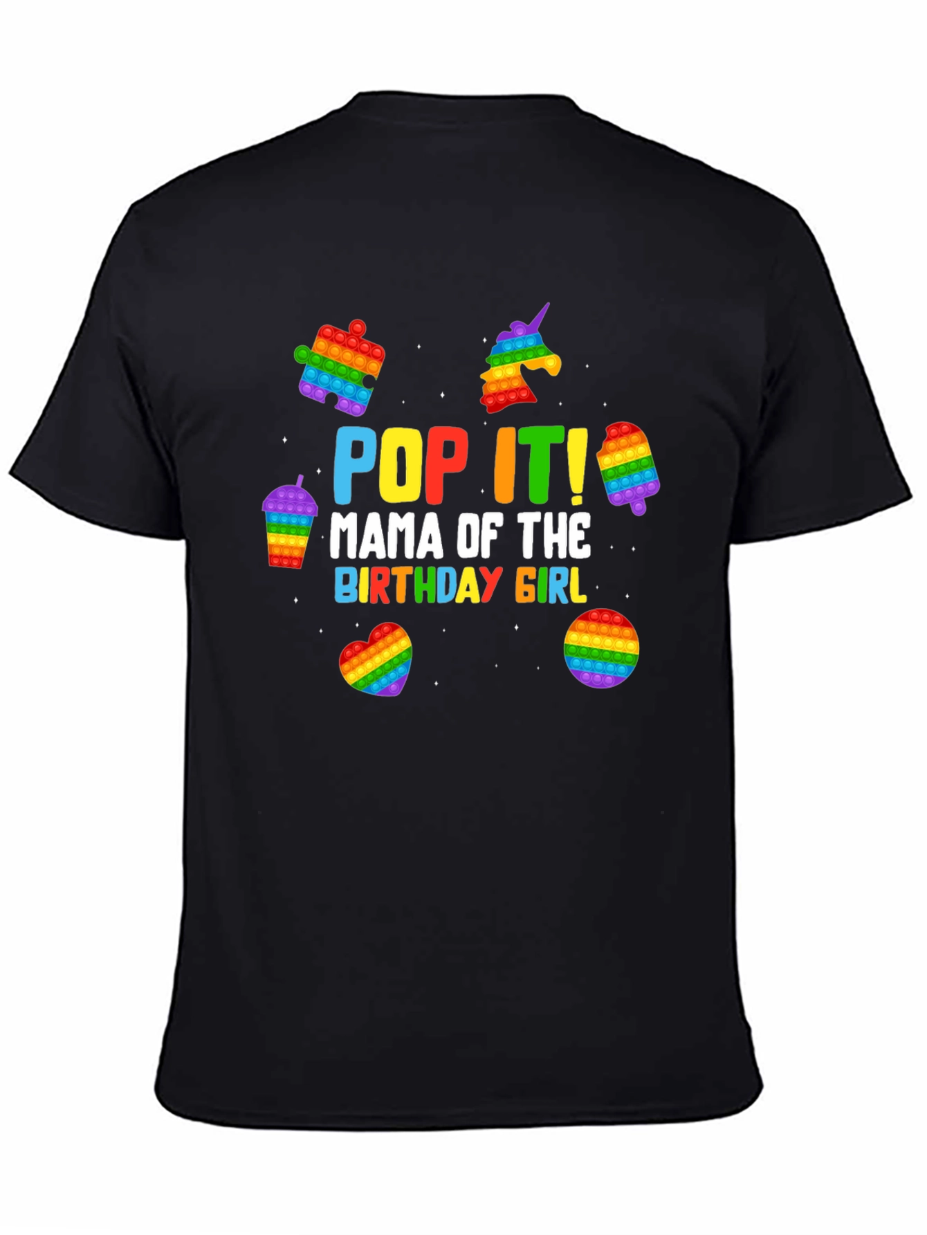 Pop It Mama Birthday Girl T-Shirt