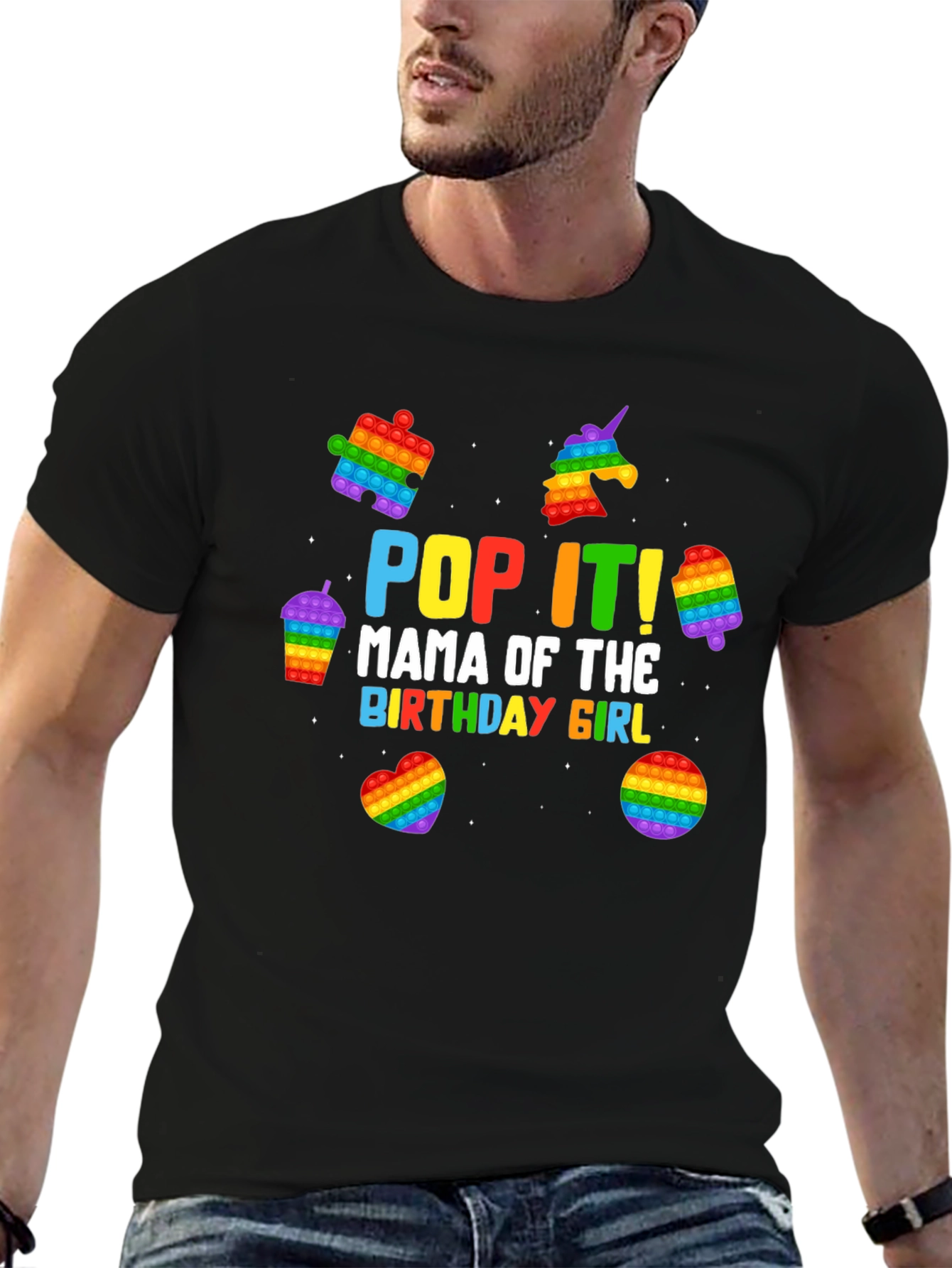 Pop It Mama Birthday Girl T-Shirt