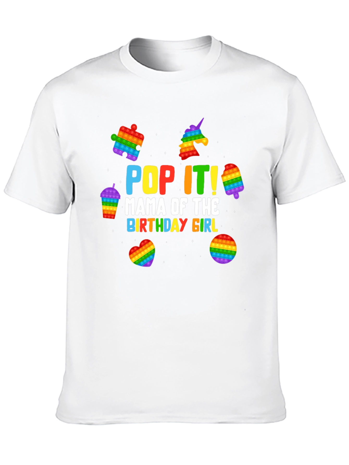 Pop It Mama Birthday Girl T-Shirt