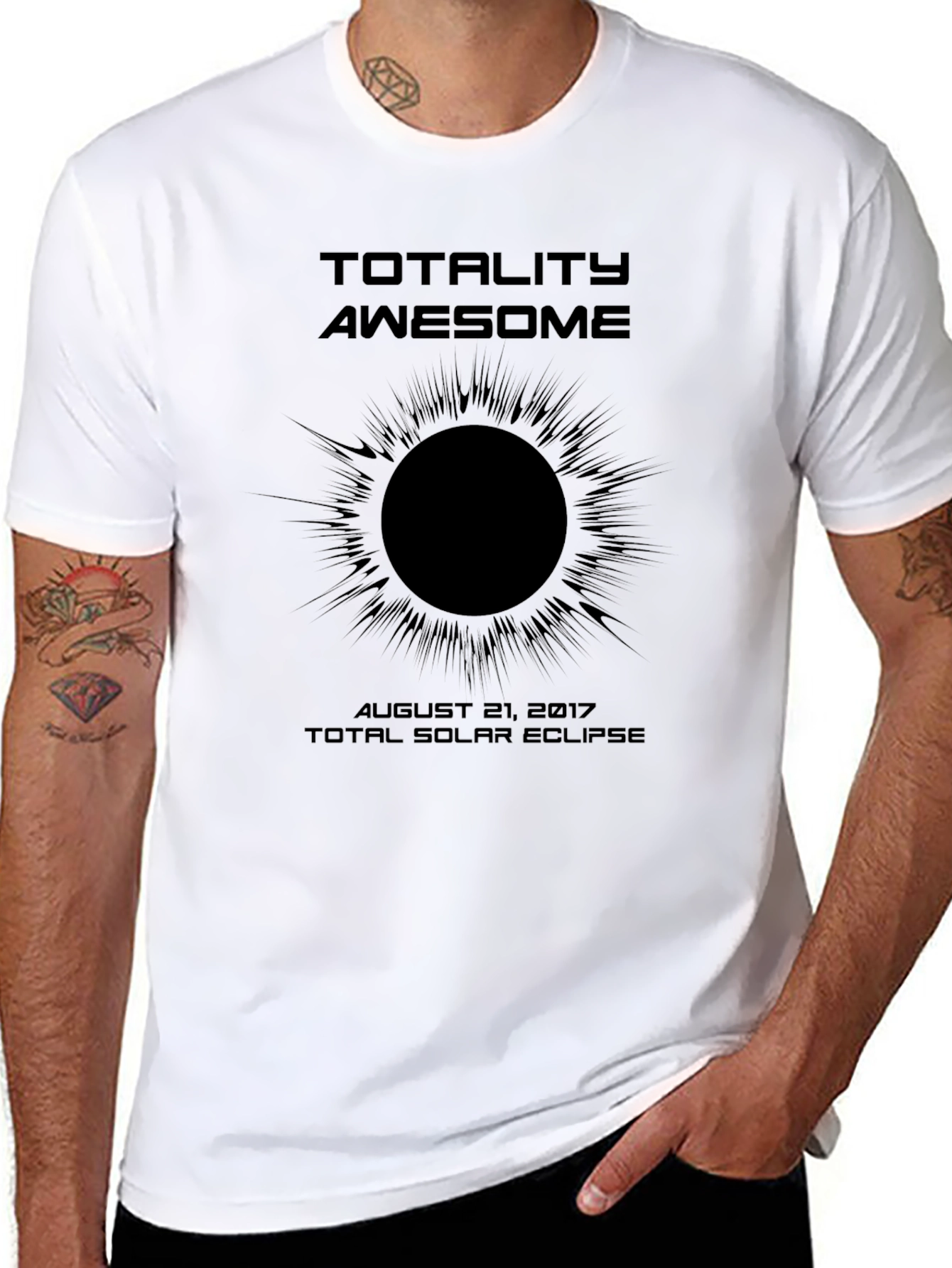 Totality Awesome Solar Eclipse Graphic T-Shirt