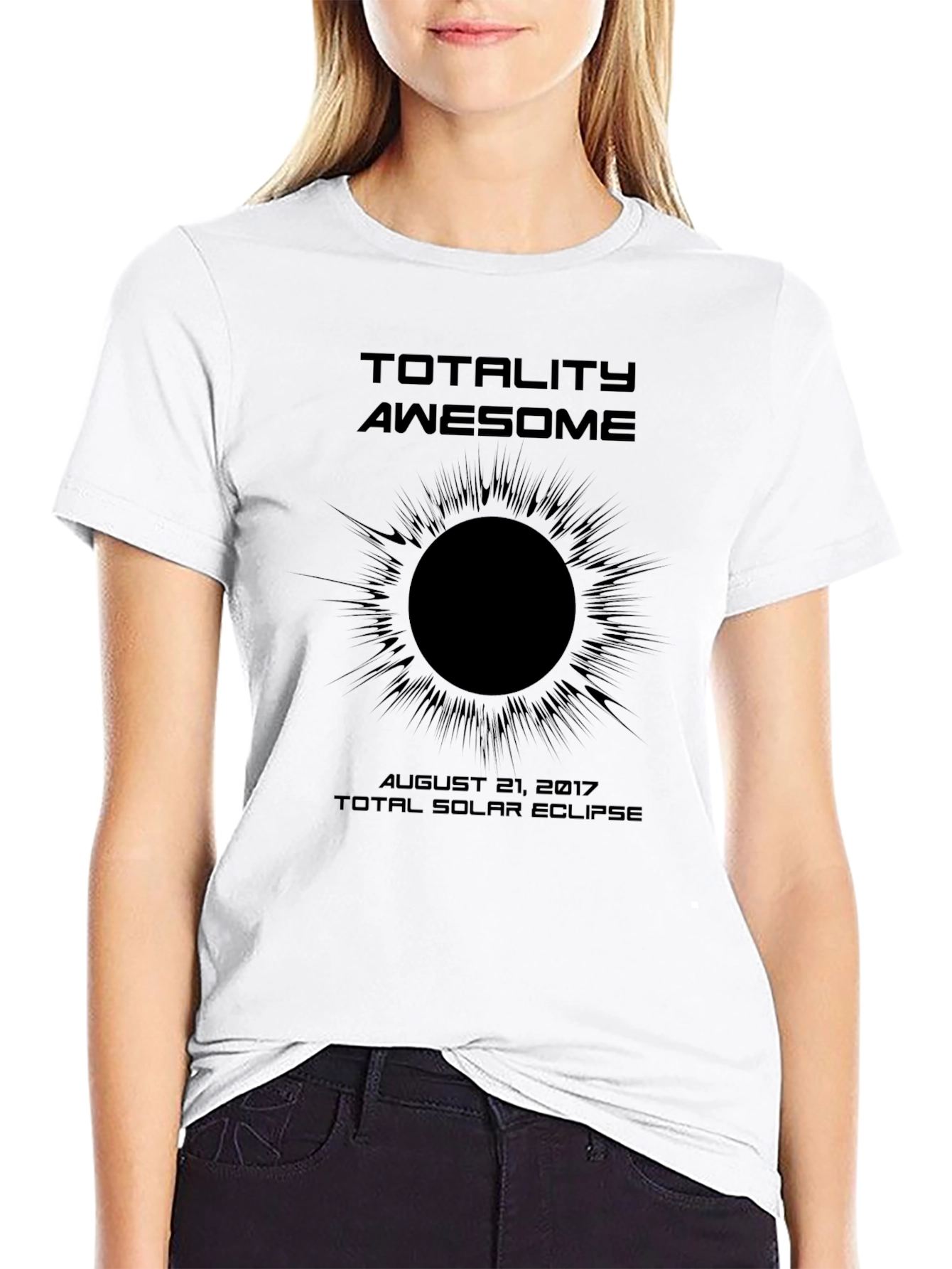 Totality Awesome Solar Eclipse Graphic T-Shirt