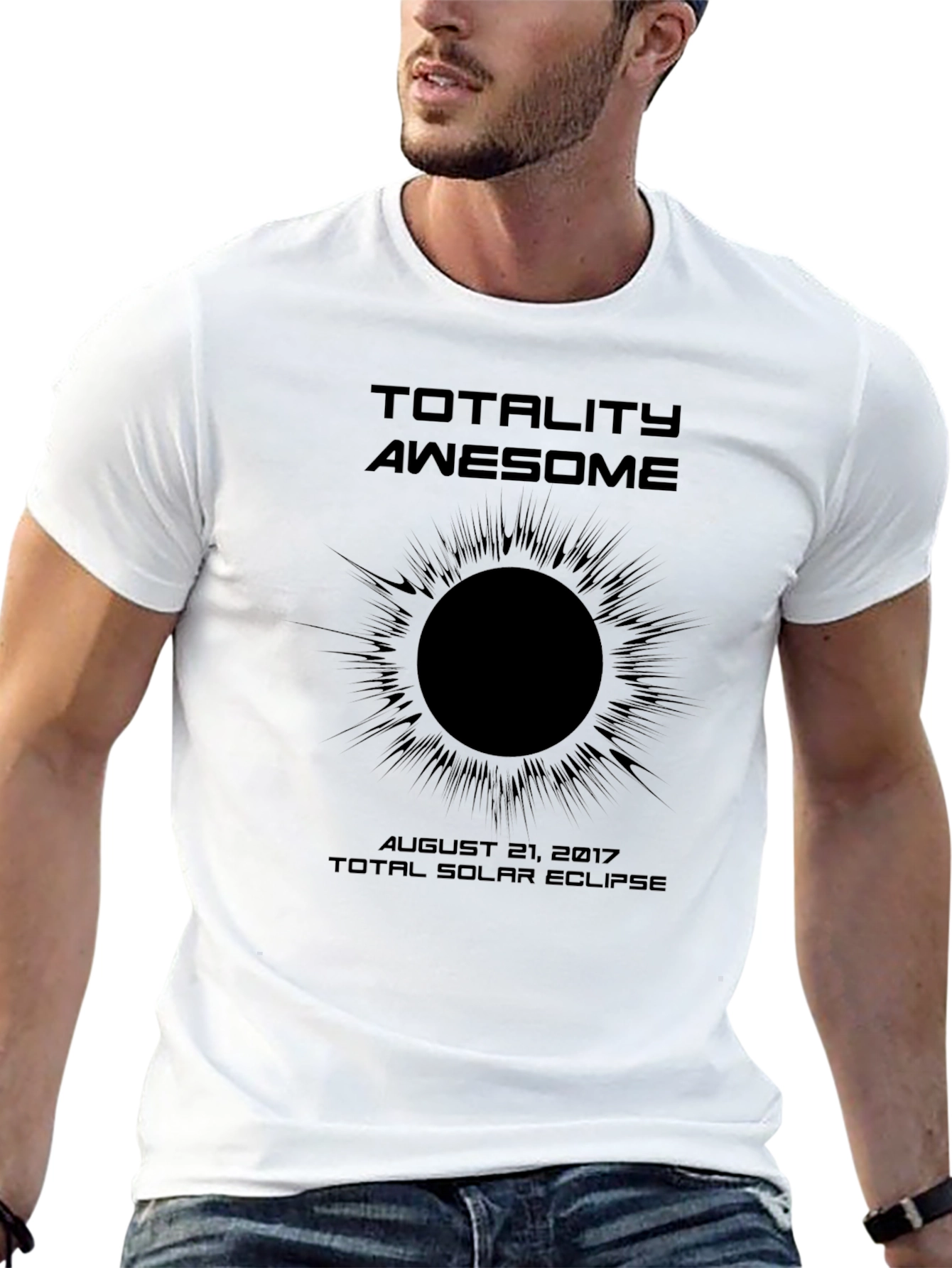 Totality Awesome Solar Eclipse Graphic T-Shirt