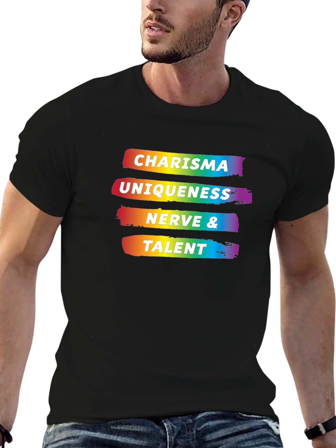Charisma Uniqueness Nerve & Talent Graphic Tee