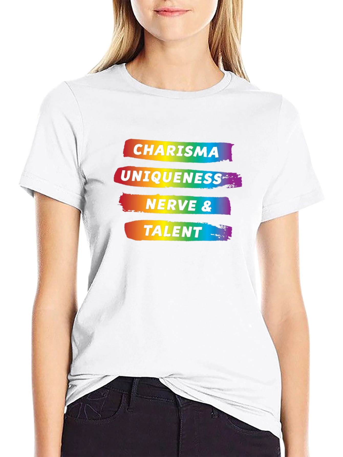 Charisma Uniqueness Nerve & Talent Graphic Tee