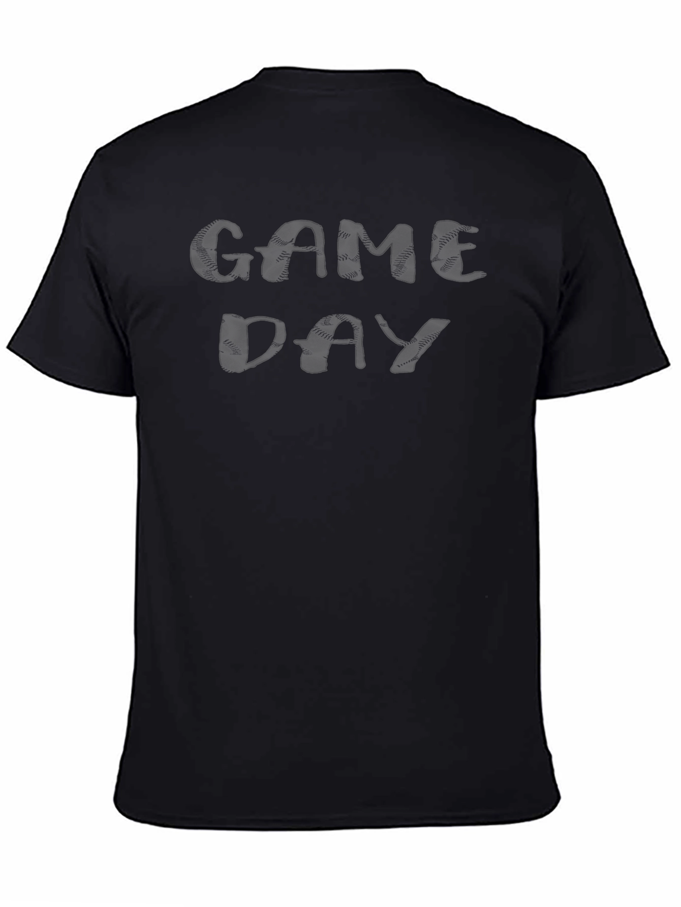 Game Day Baseball Print T-Shirt