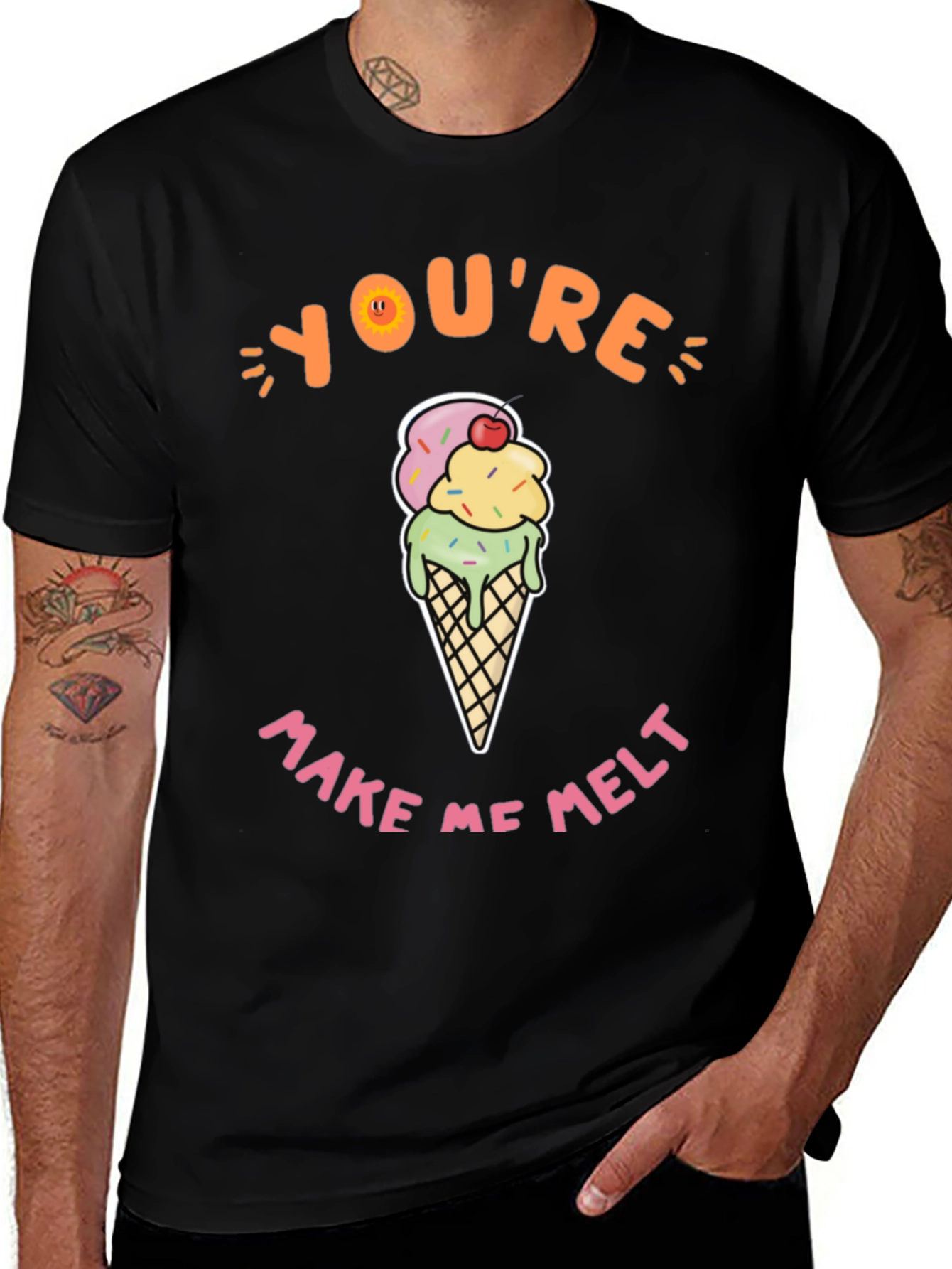 Youre Make Me Melt Ice Cream Graphic Tee