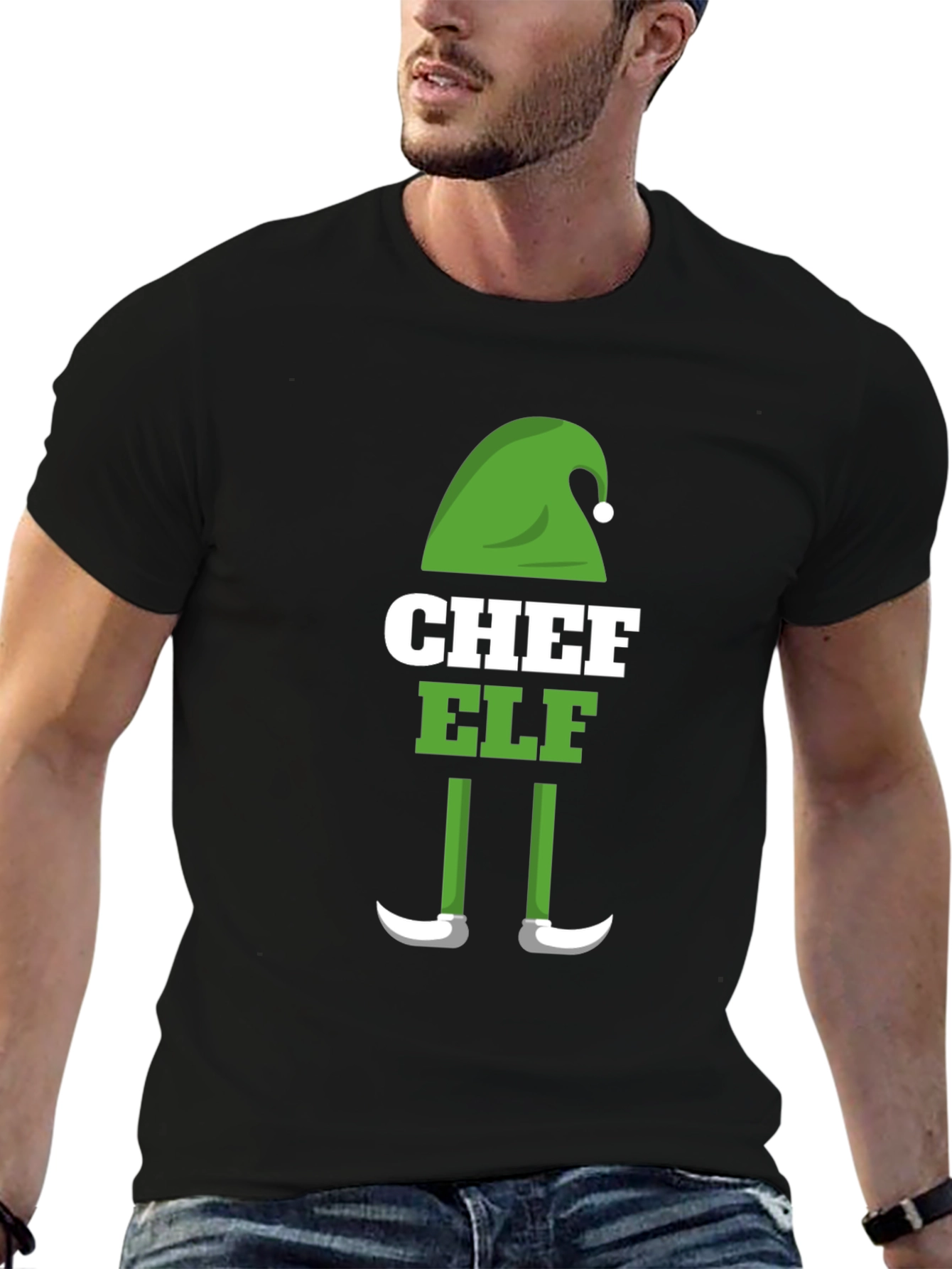 Chef Elf Christmas T-Shirt