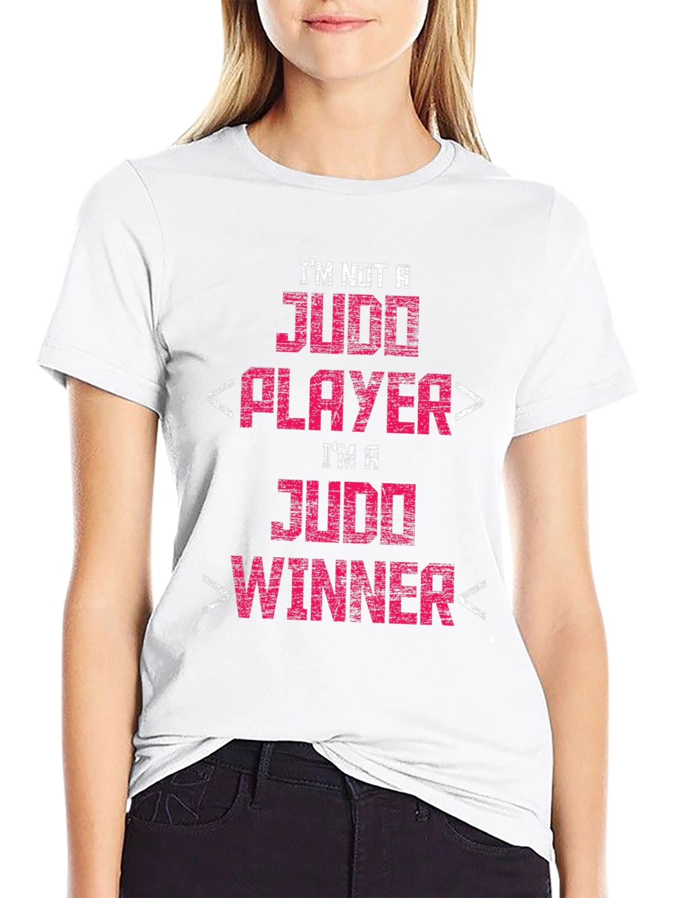 Judo Winner Graphic Tee - Black Cotton