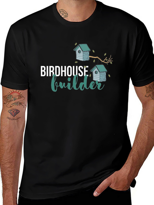 Birdhouse Builder Black T-Shirt